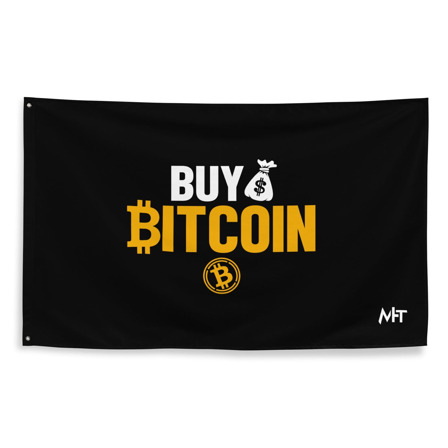 Buy Bitcoin Flag by DarkByteGear