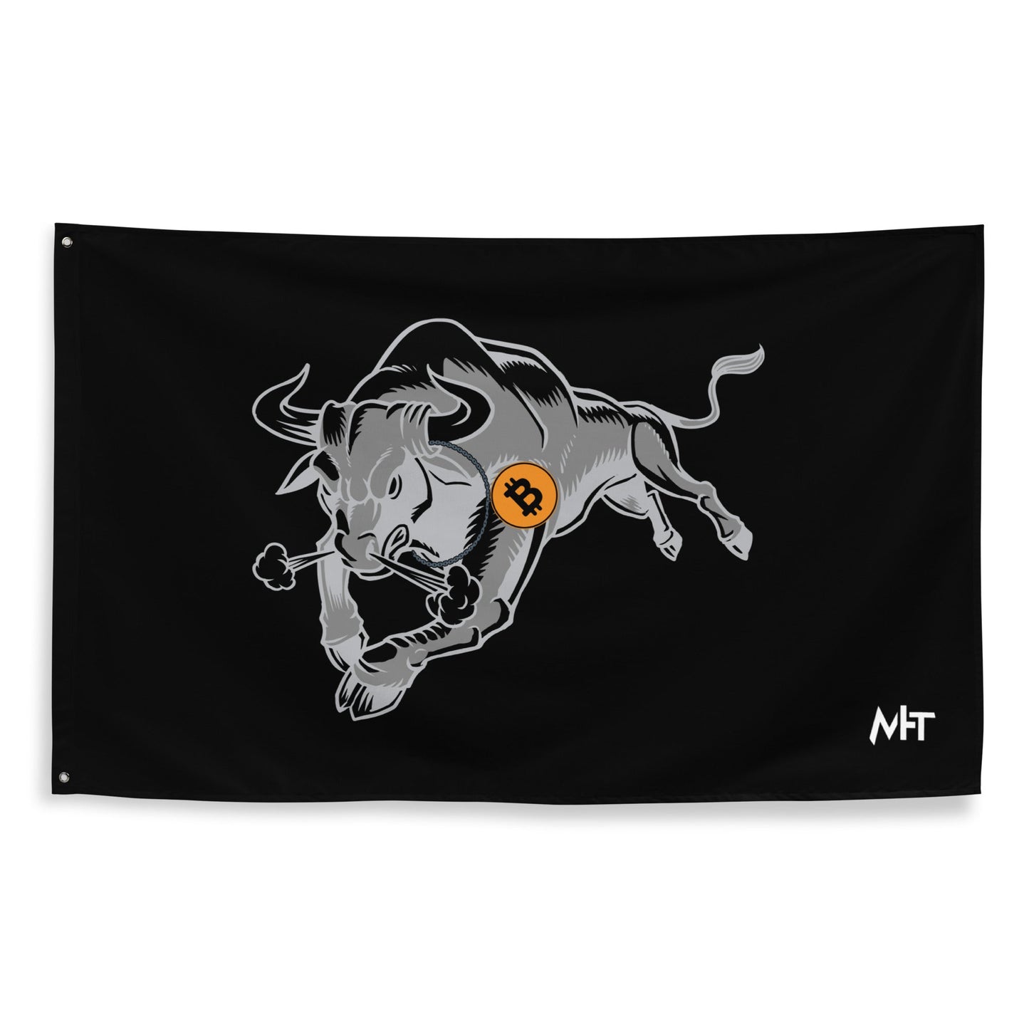 Strong Bitcoin Bull Flag by DarkByteGear