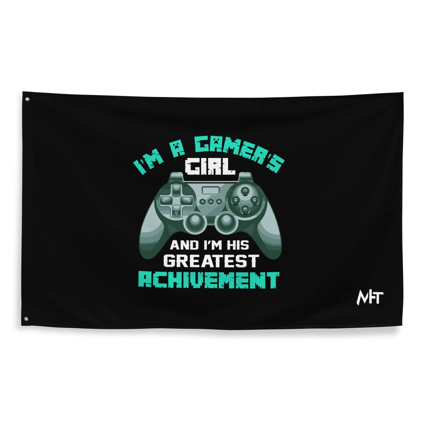 I am a Gamer's Girl - Flag by DarkByteGear