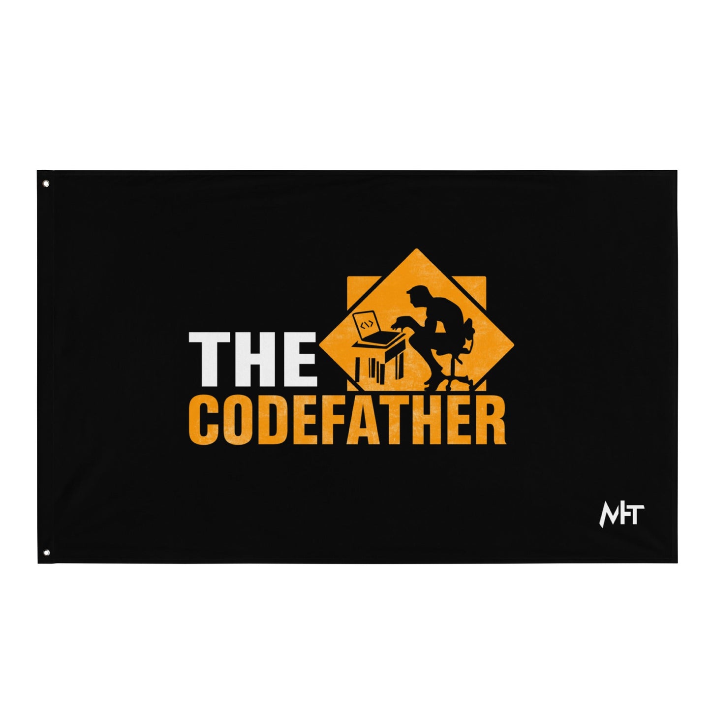 The Code Father Flag by DarkByteGear