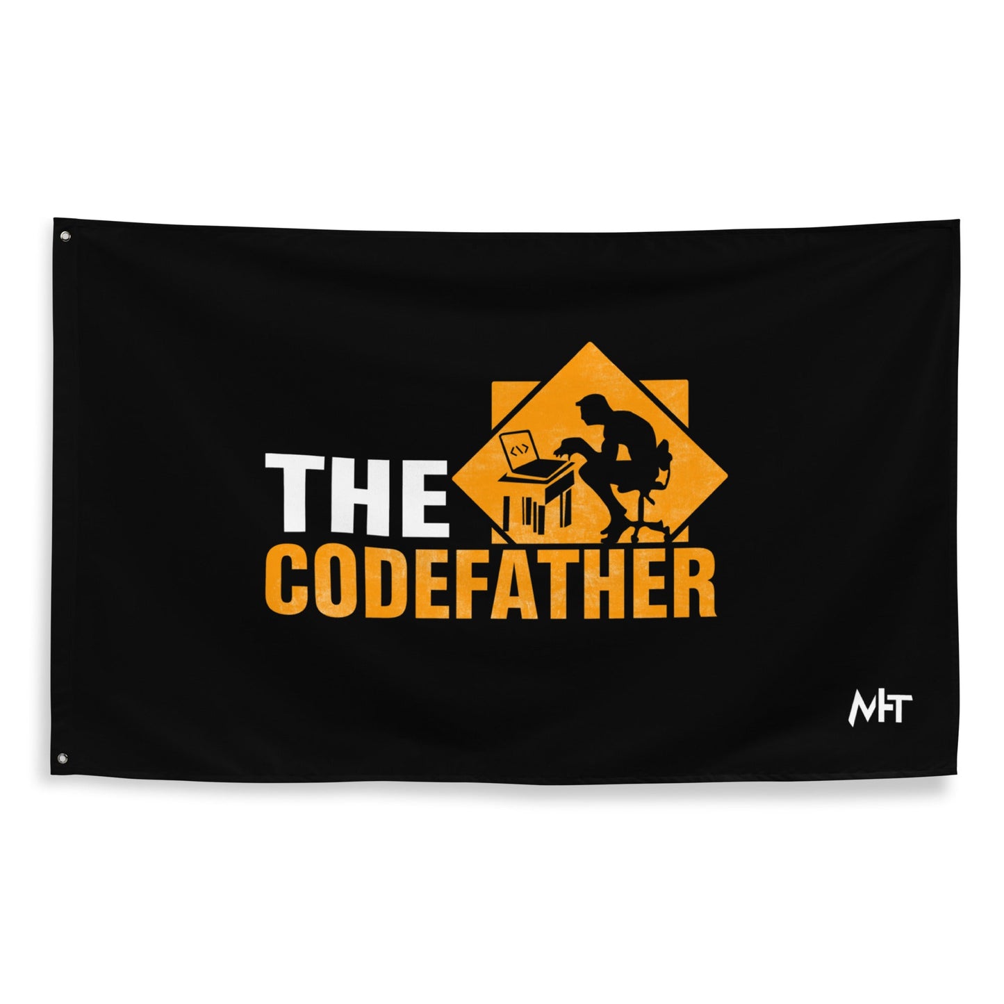 The Code Father Flag by DarkByteGear