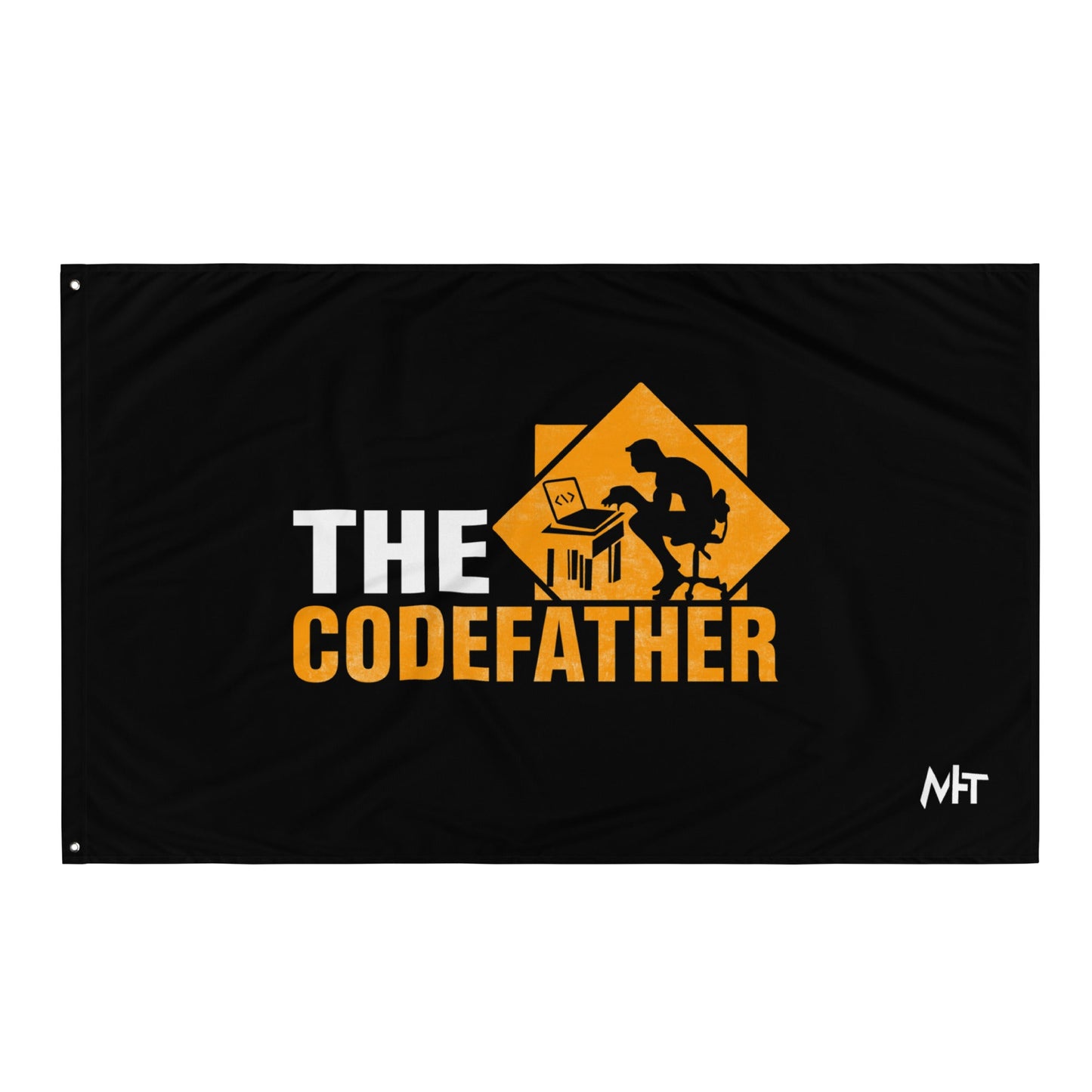 The Code Father Flag by DarkByteGear