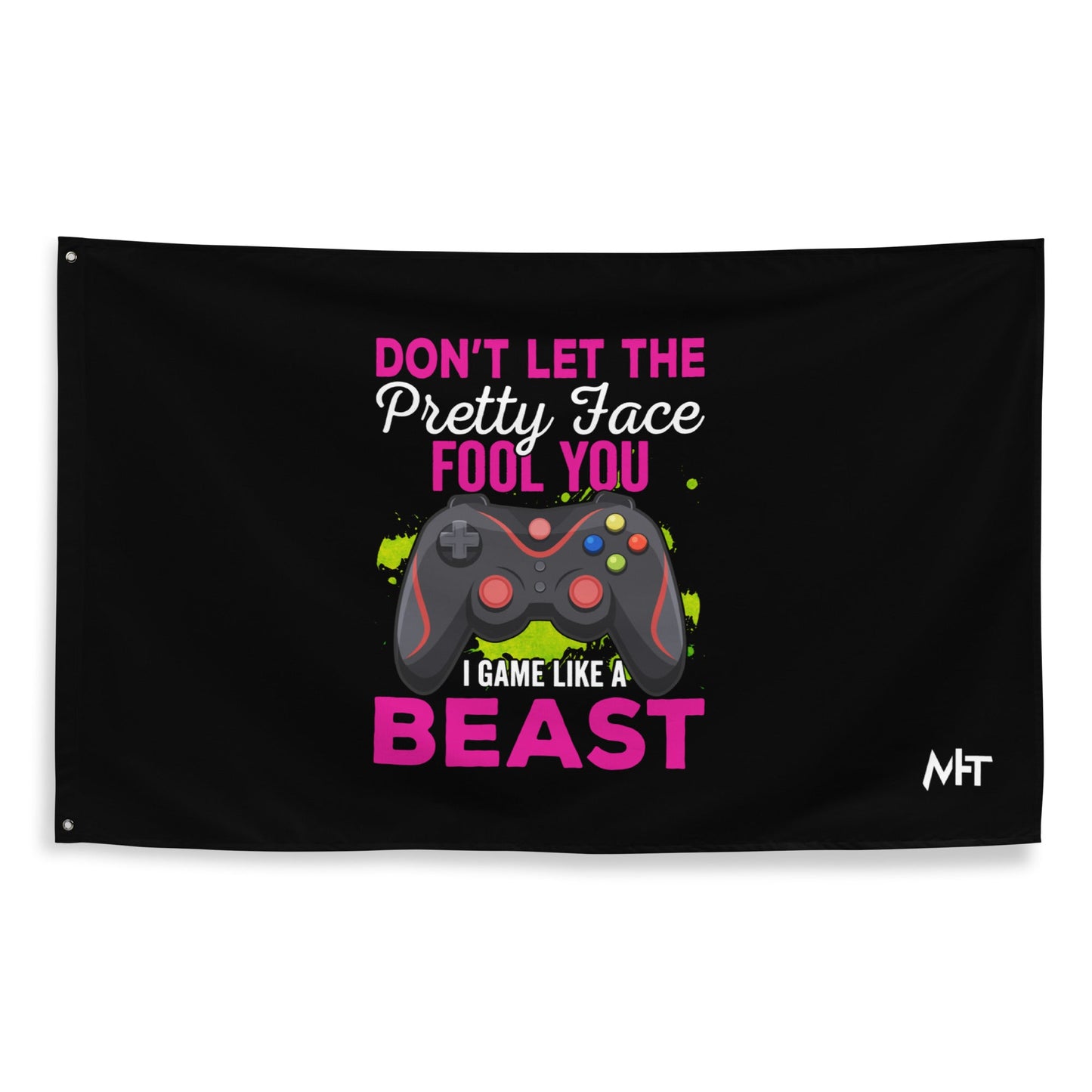 Don't let the pretty face fool you - Flag by DarkByteGear