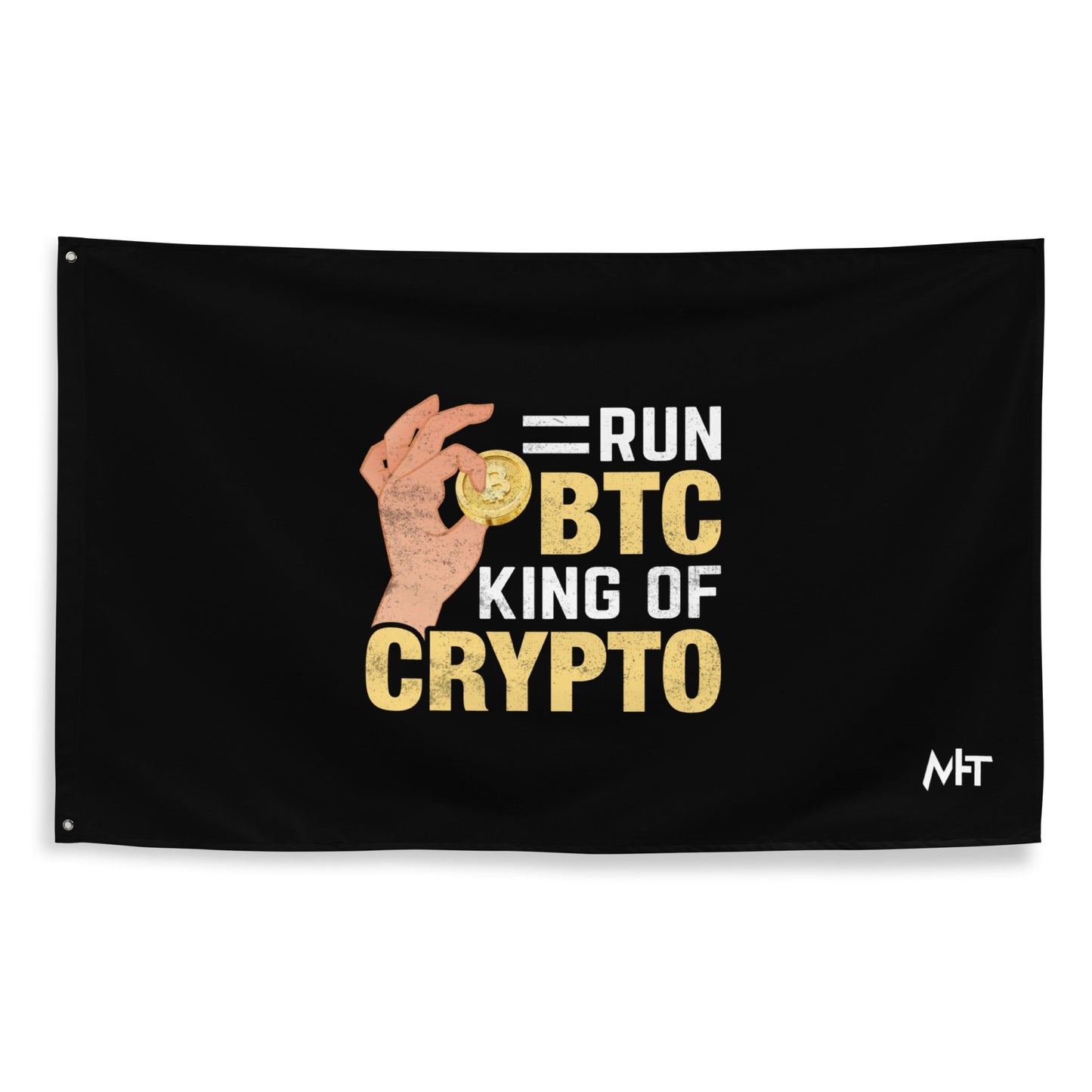 = Run BTC King of BitCoin - Flag by DarkByteGear