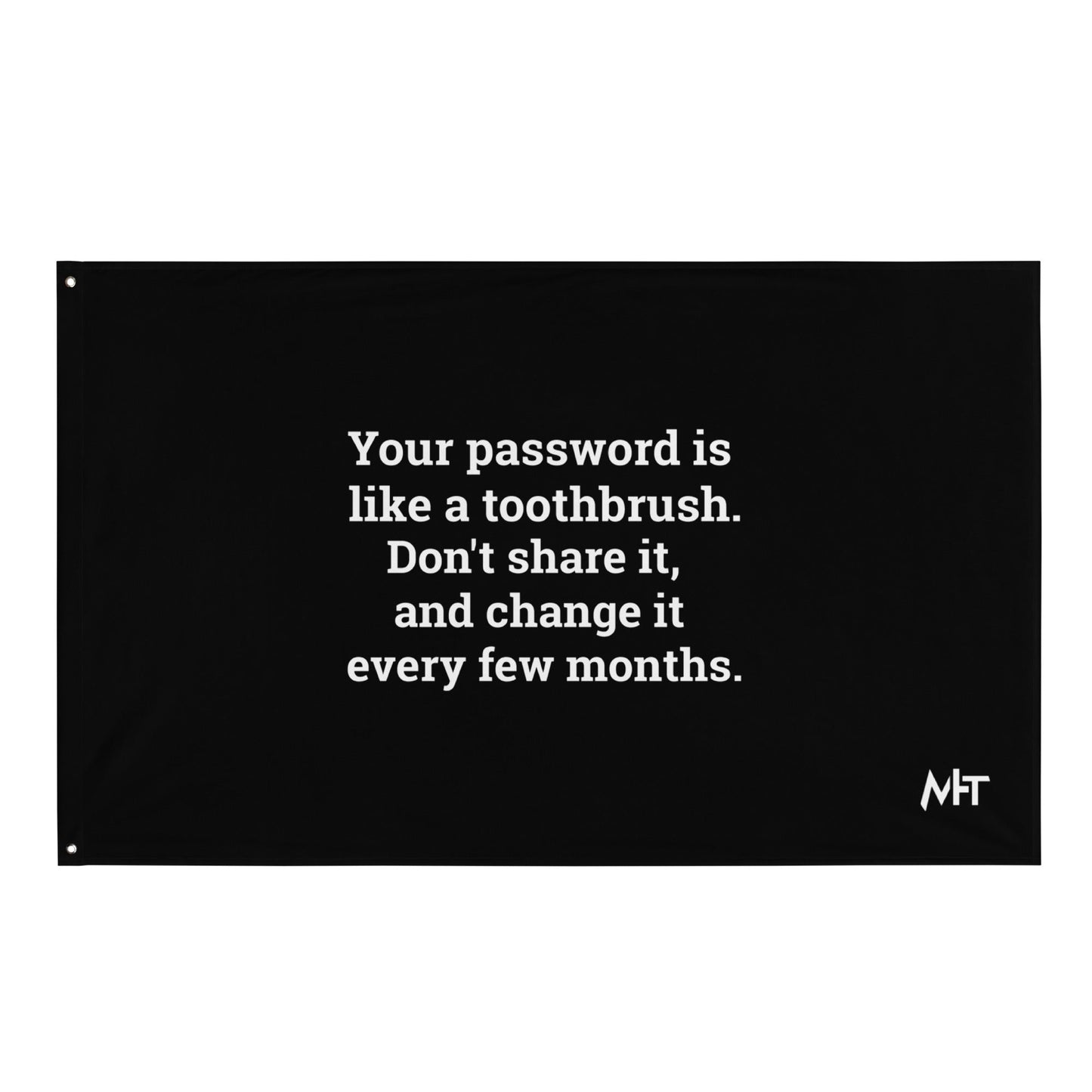 Your password is like a toothbrush V3 - Flag by DarkByteGear