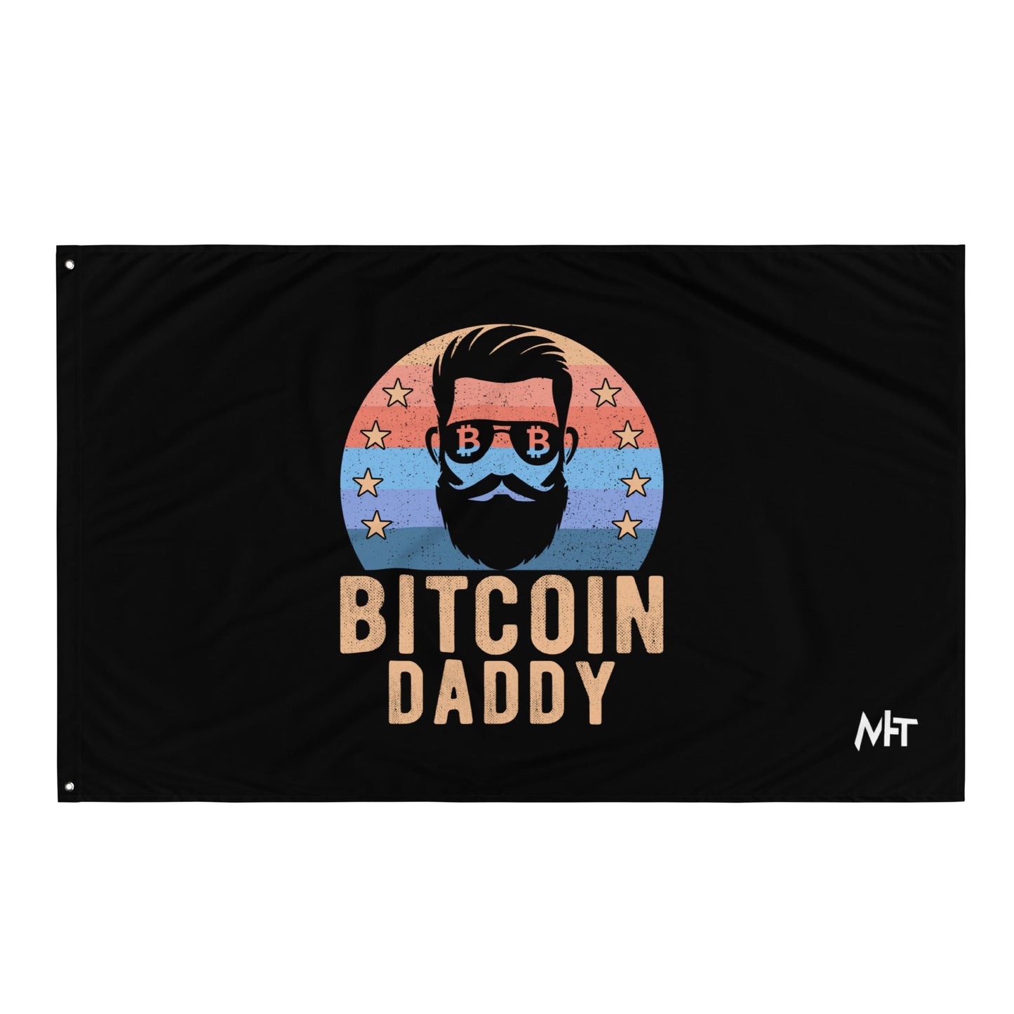 Bitcoin Daddy - Flag by DarkByteGear