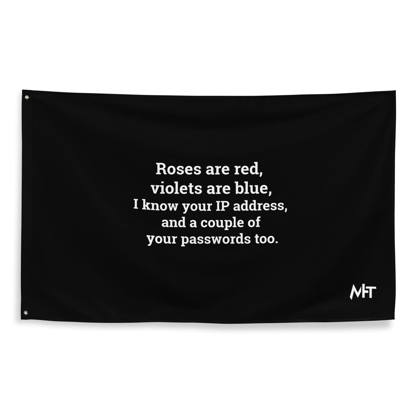 Roses are red; I know your IP and Passwords - Flag by DarkByteGear