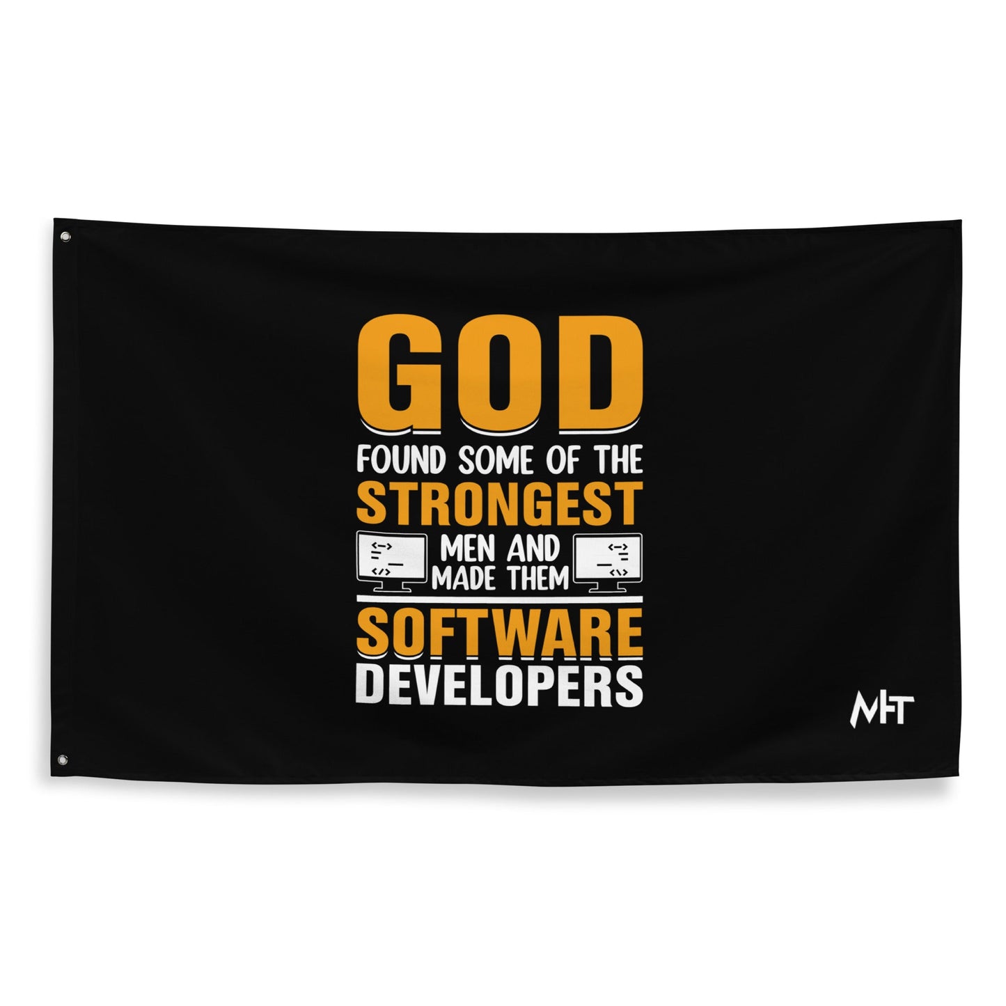 God Strongest Software - Flag by DarkByteGear