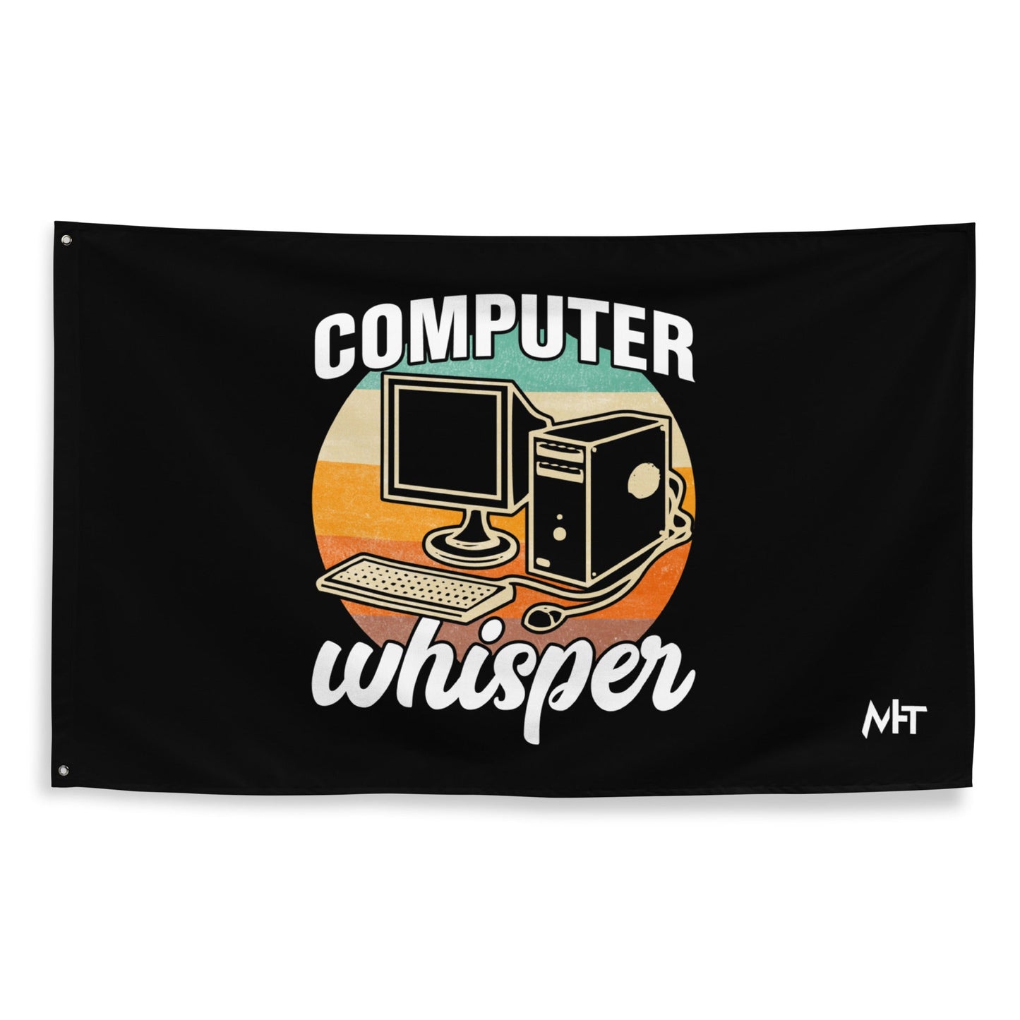 Computers whisper - Flag by DarkByteGear
