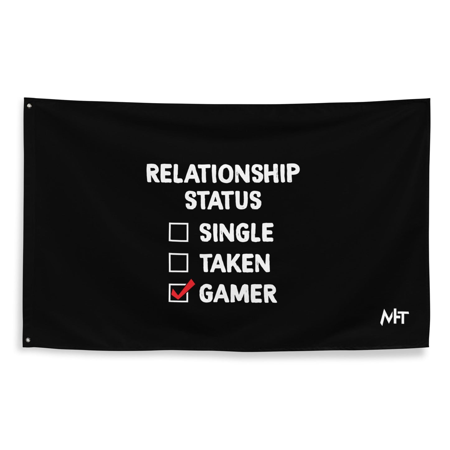 Relationship Status : Gamer - Flag by DarkByteGear