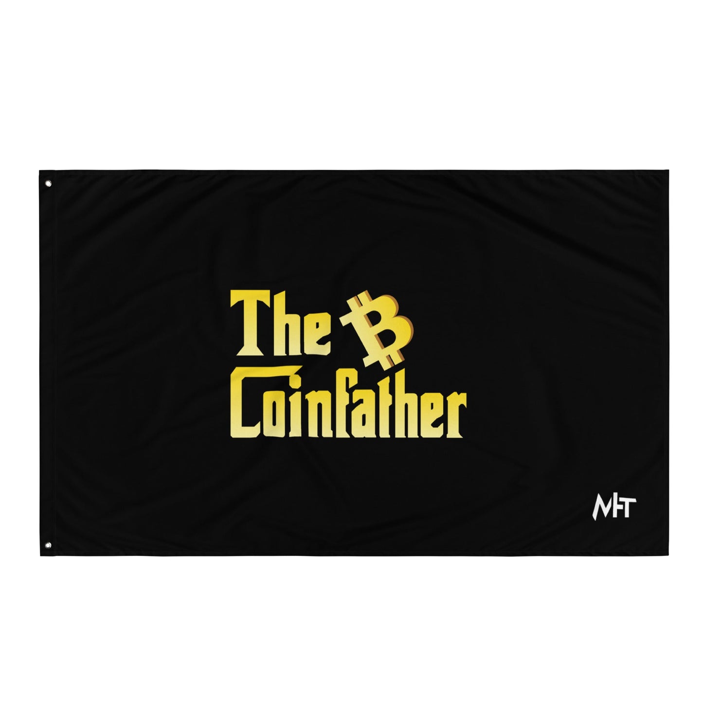 The Bitcoin Father - Flag by DarkByteGear