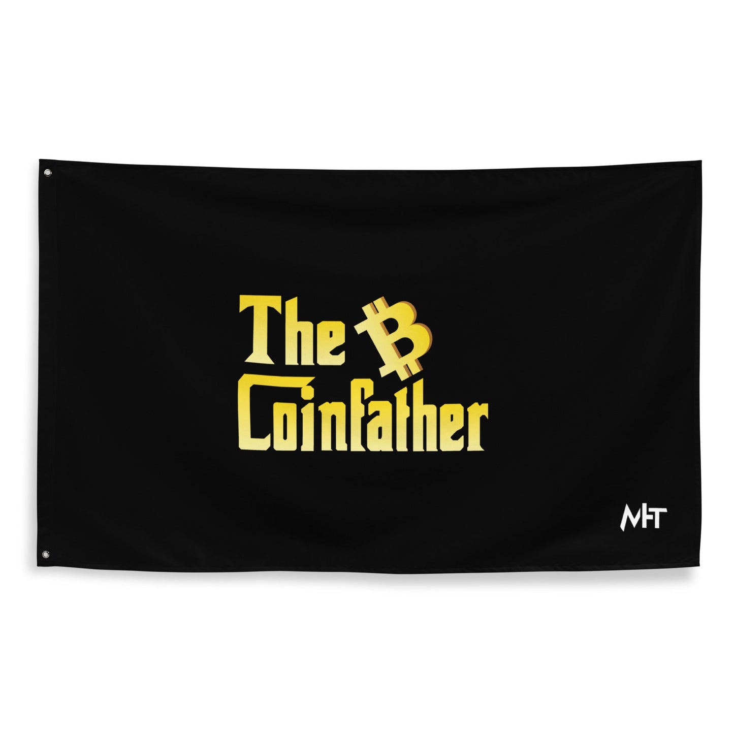The Bitcoin Father - Flag by DarkByteGear