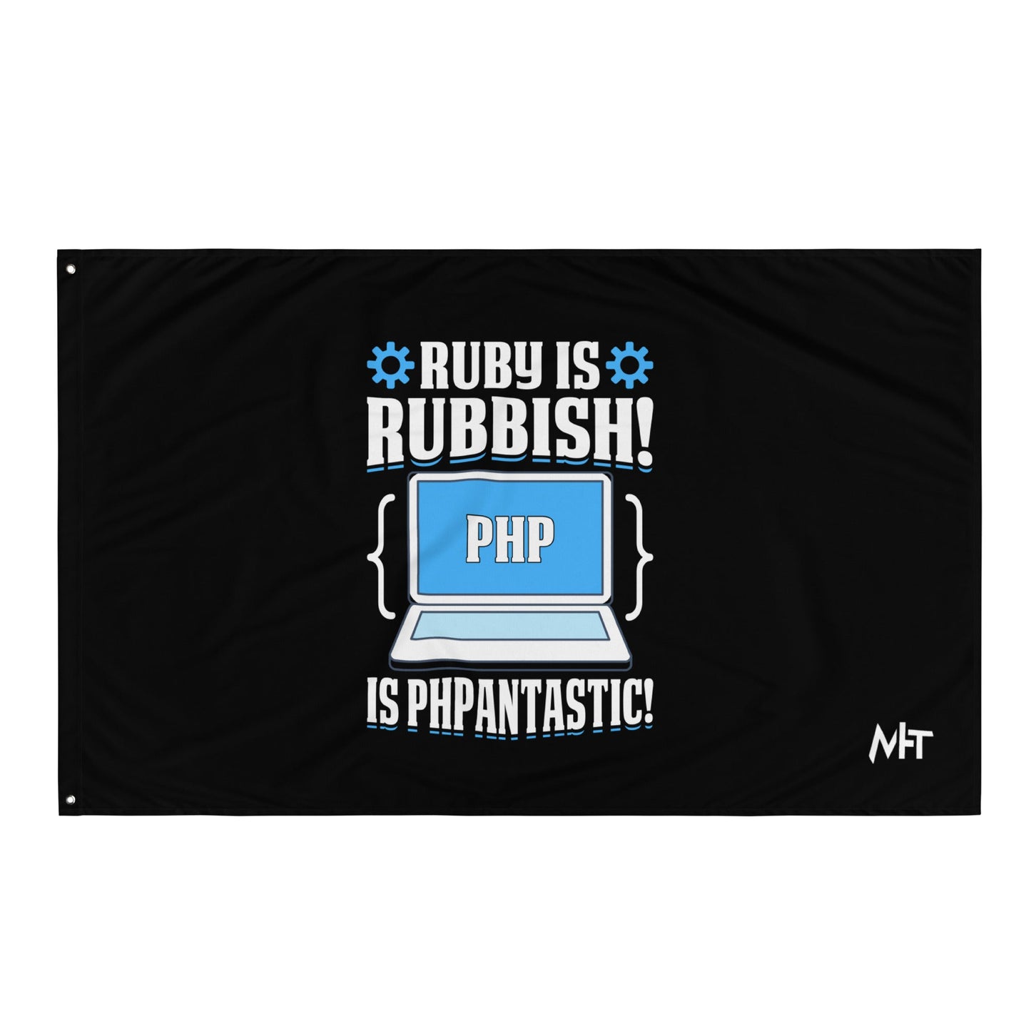 Ruby is Rubbish - Flag by DarkByteGear