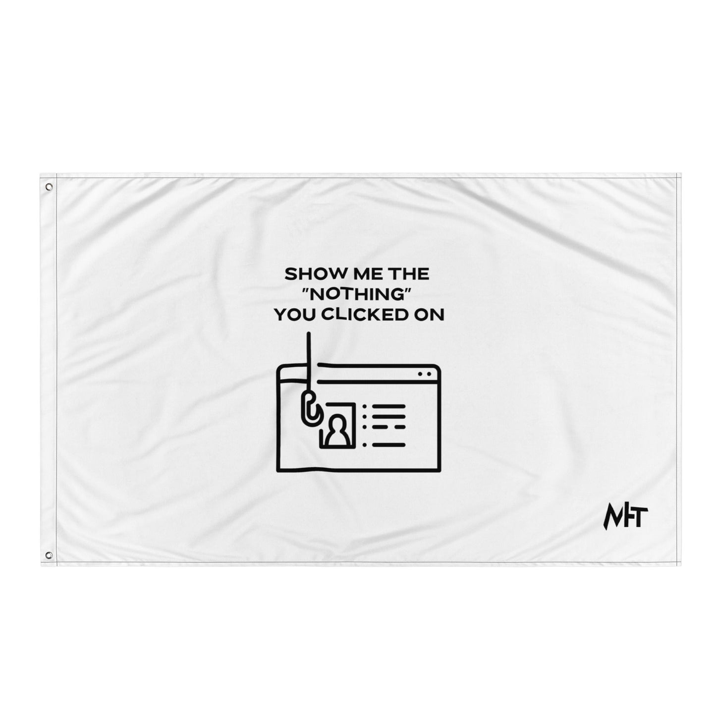 Show me the Nothing you Clicked on in Dark Text - Flag by DarkByteGear