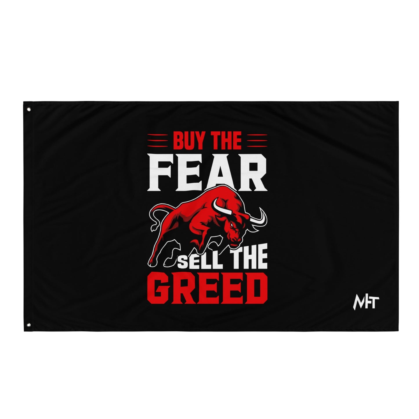 Buy the Fear; Sell the Greed V1 - Flag by DarkByteGear