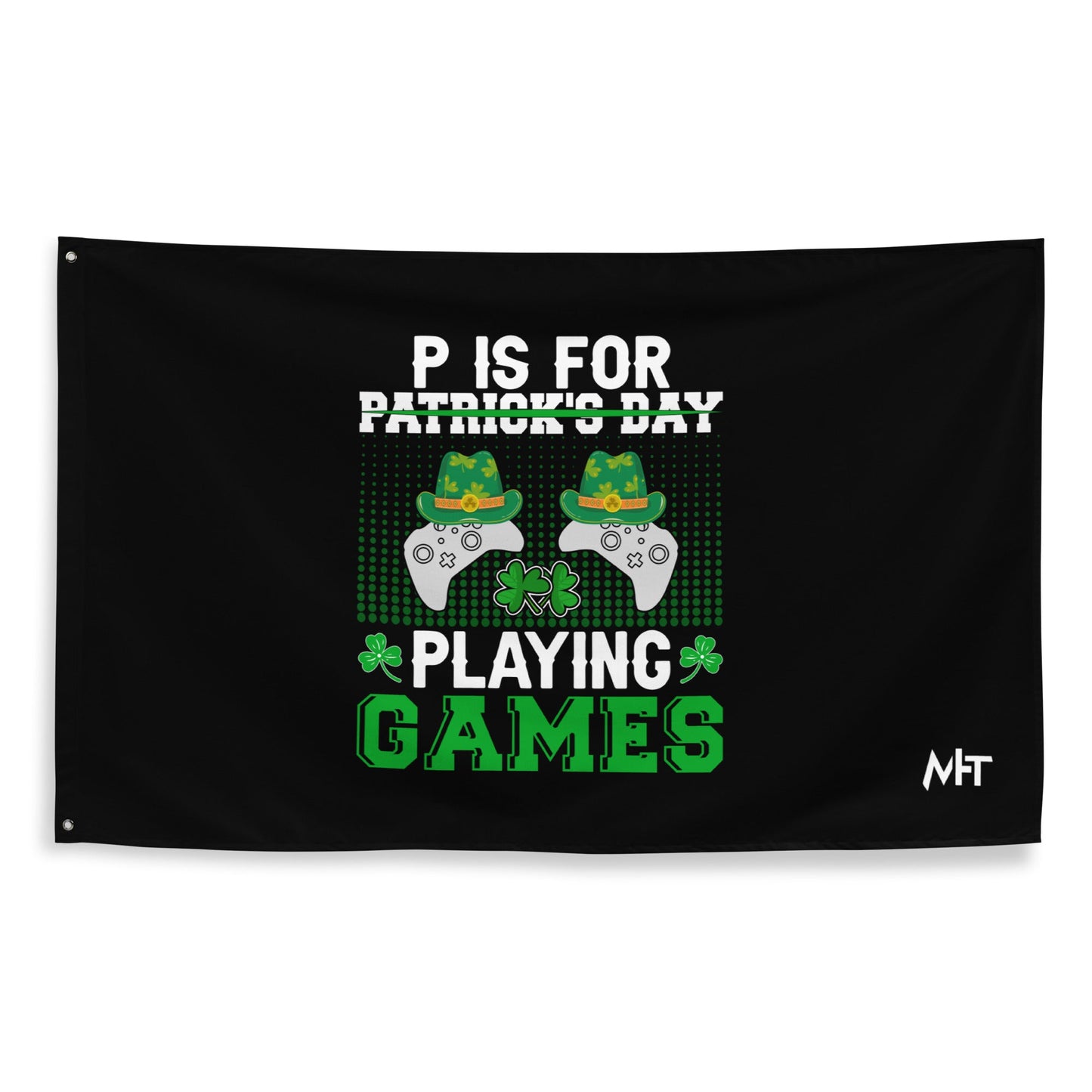 P is for "Playing Games" - Flag by DarkByteGear