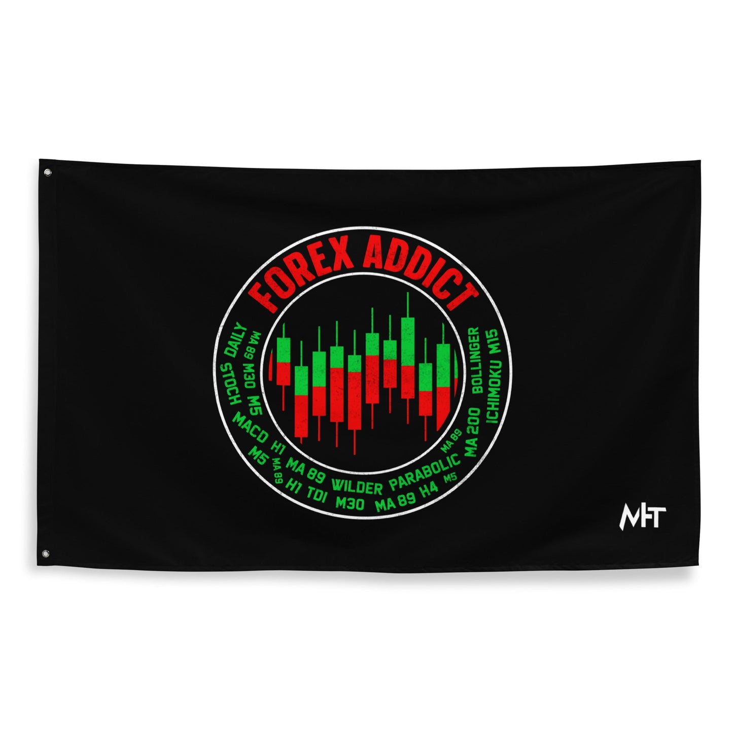 Forex Addict ( RK ) - Flag by DarkByteGear