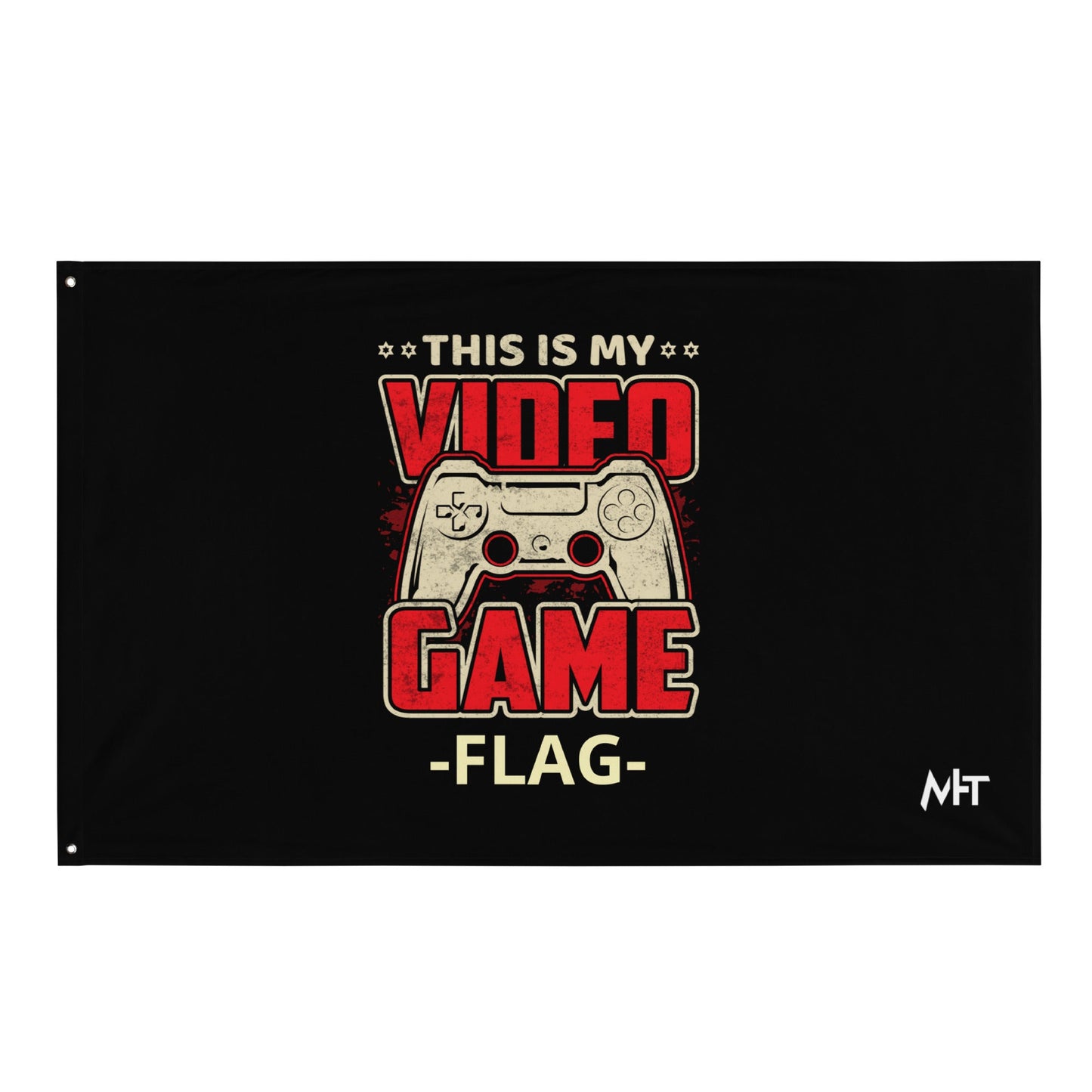 This is my Video Game - Flag by DarkByteGear