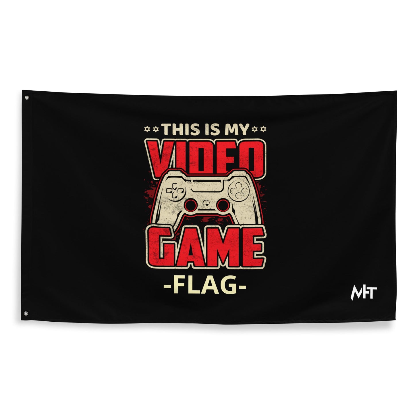 This is my Video Game - Flag by DarkByteGear