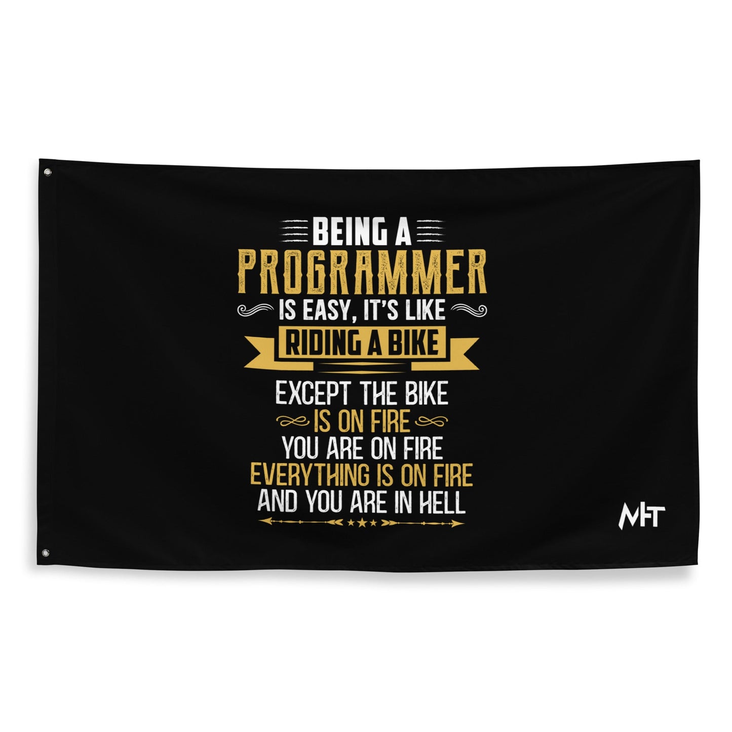 Being a Programmer is easy V2 - Flag by DarkByteGear