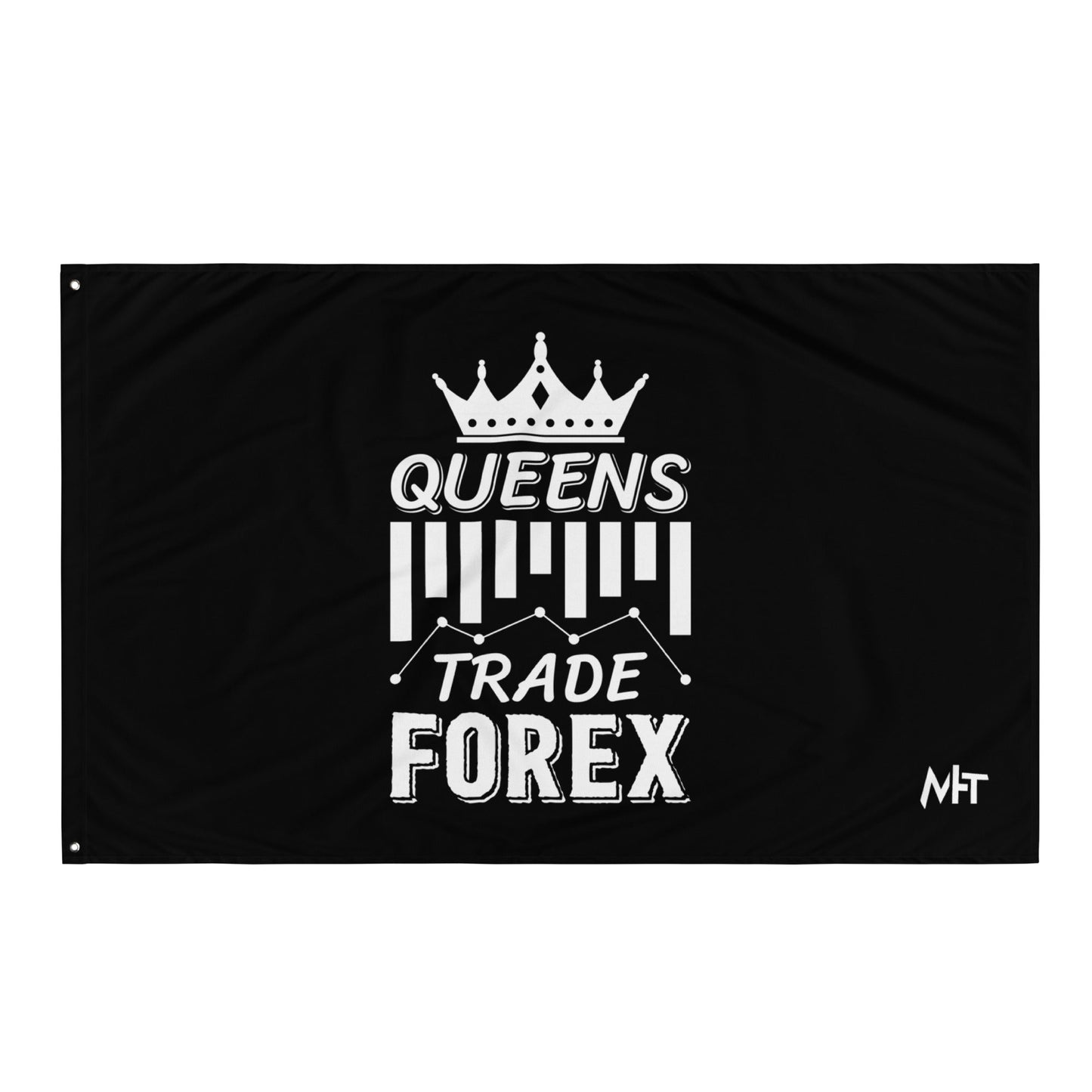 Queens Trade Forex - Flag by DarkByteGear
