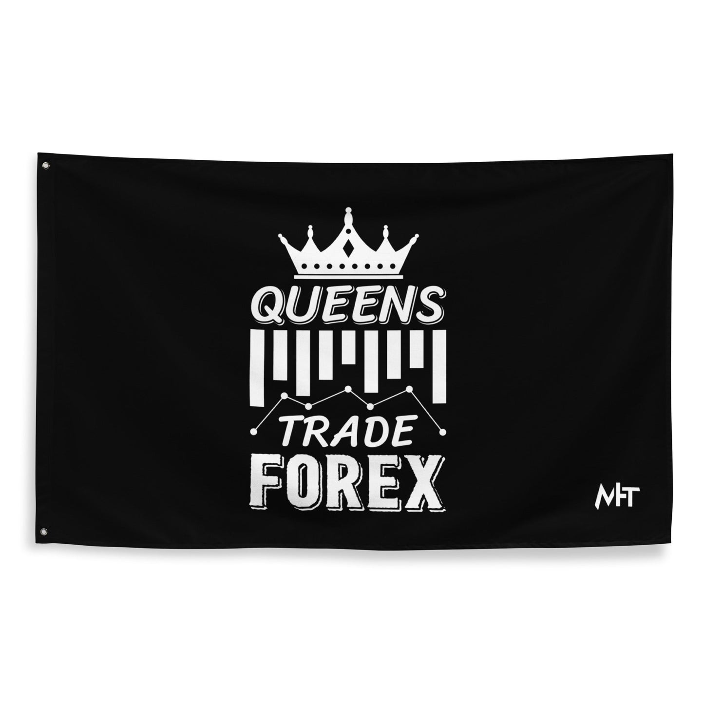 Queens Trade Forex - Flag by DarkByteGear