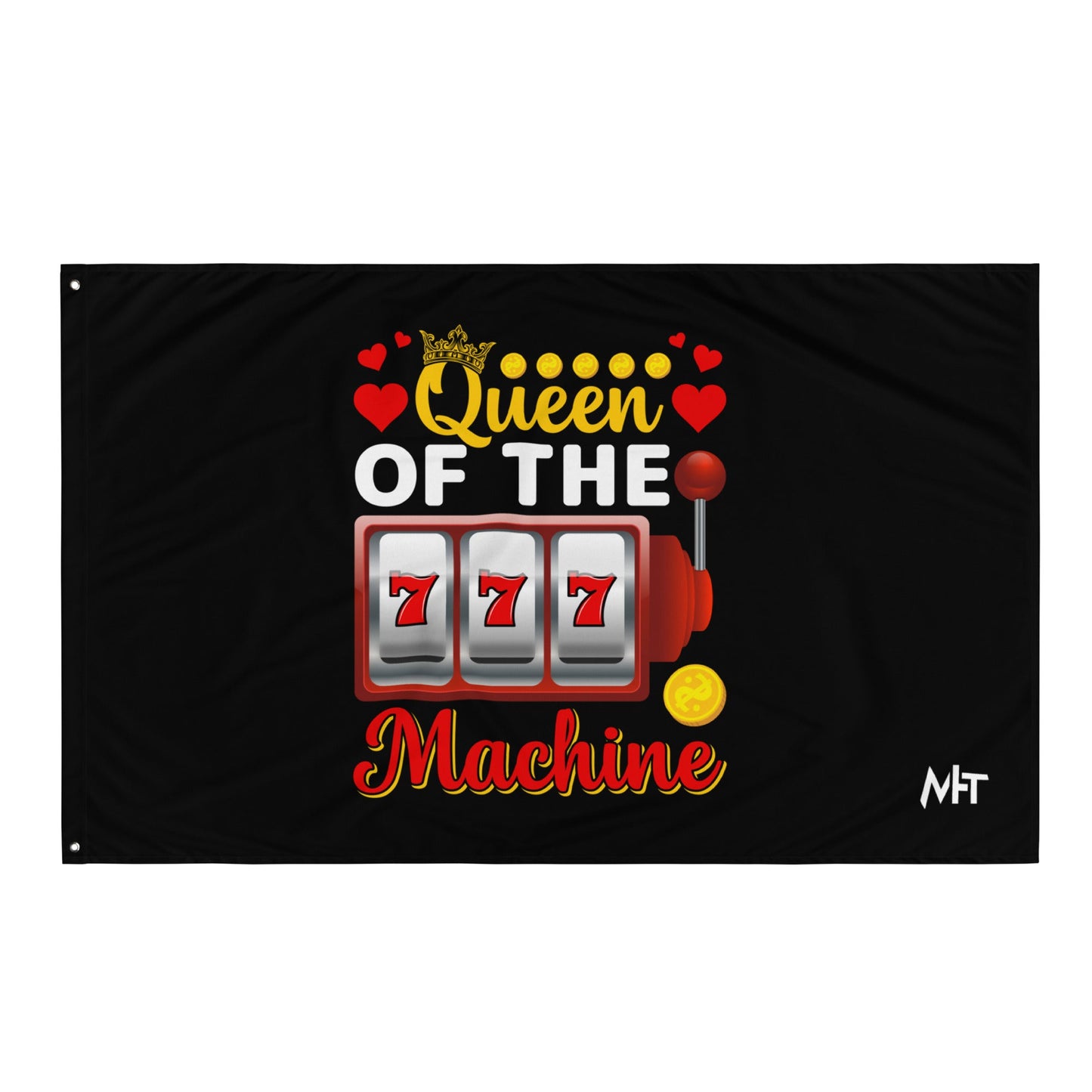 Queen of the Machine 777 - Flag by DarkByteGear