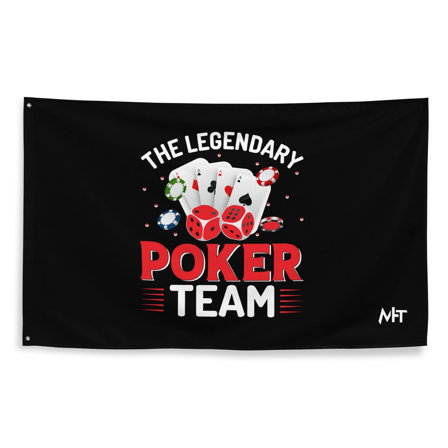 The Legendary Poker Team - Flag by DarkByteGear