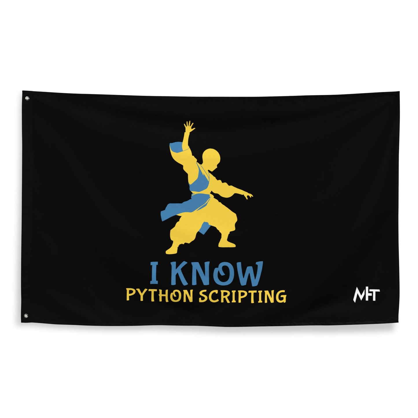 I Know Python Scripting - Flag by DarkByteGear