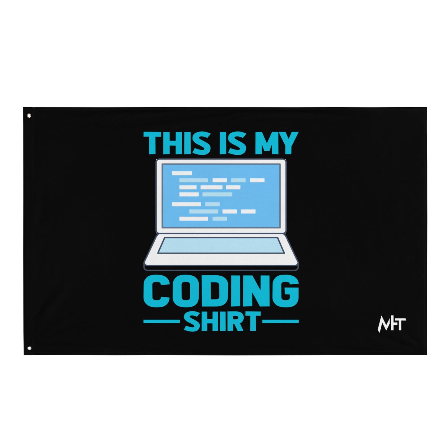 This is my coding shirt - Flag by DarkByteGear