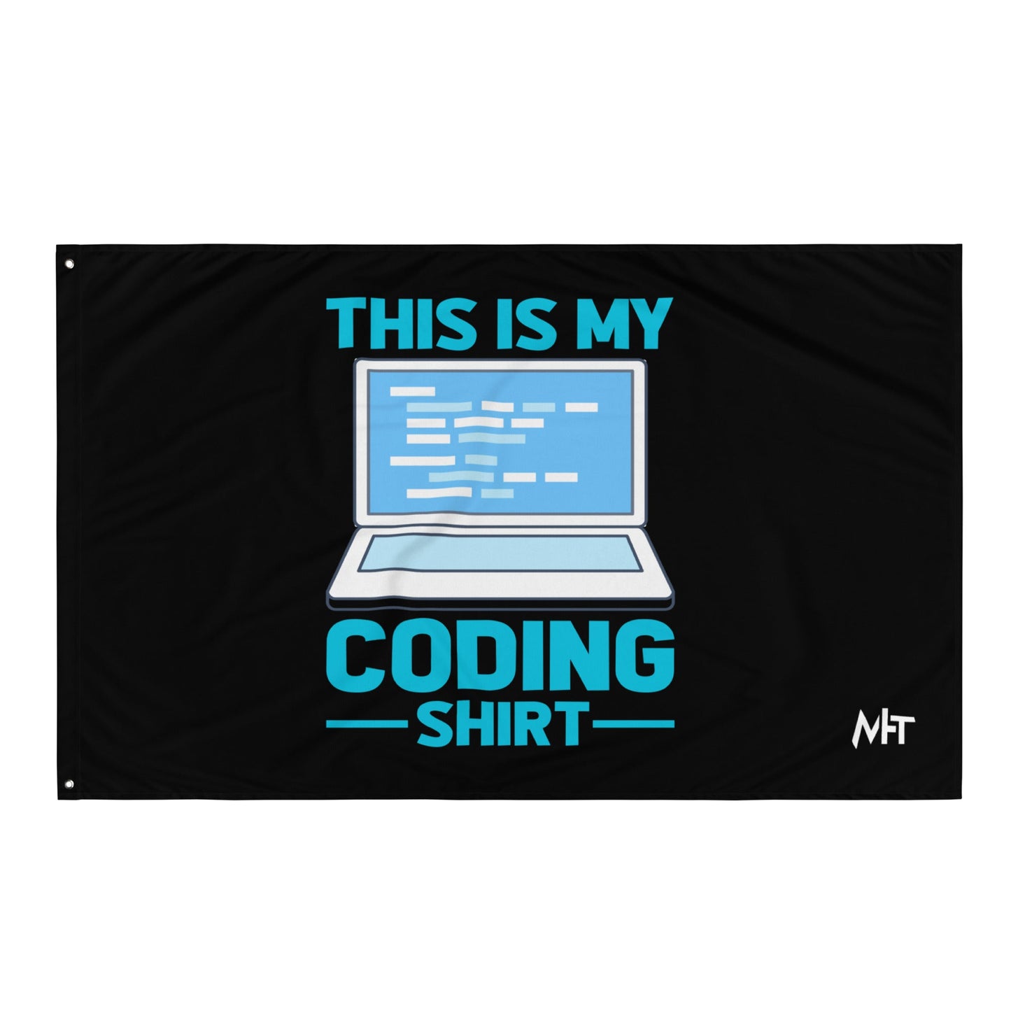 This is my coding shirt - Flag by DarkByteGear