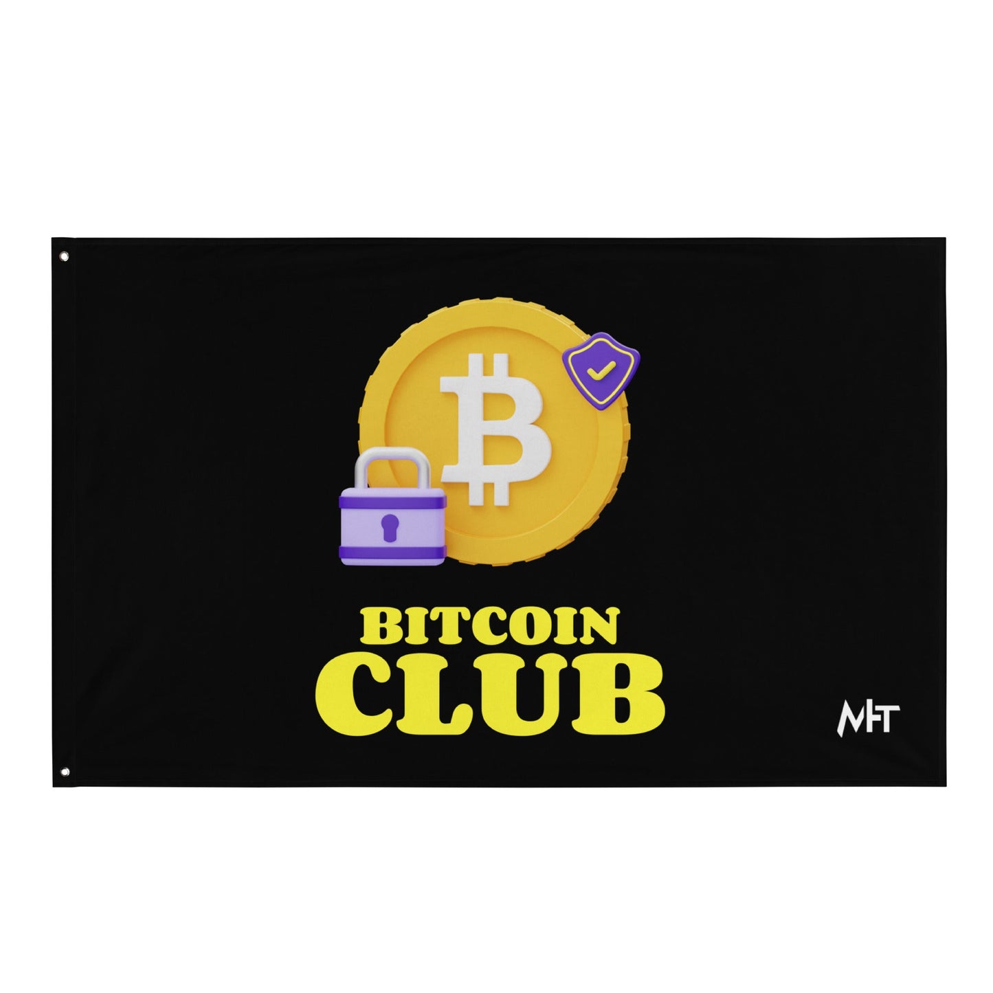 BITCOIN CLUB V7 - Flag by DarkByteGear
