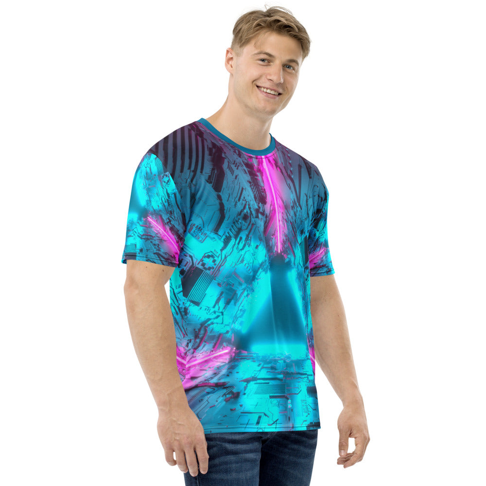 Tunnel v2 - Men's T-shirt by DarkByteGear