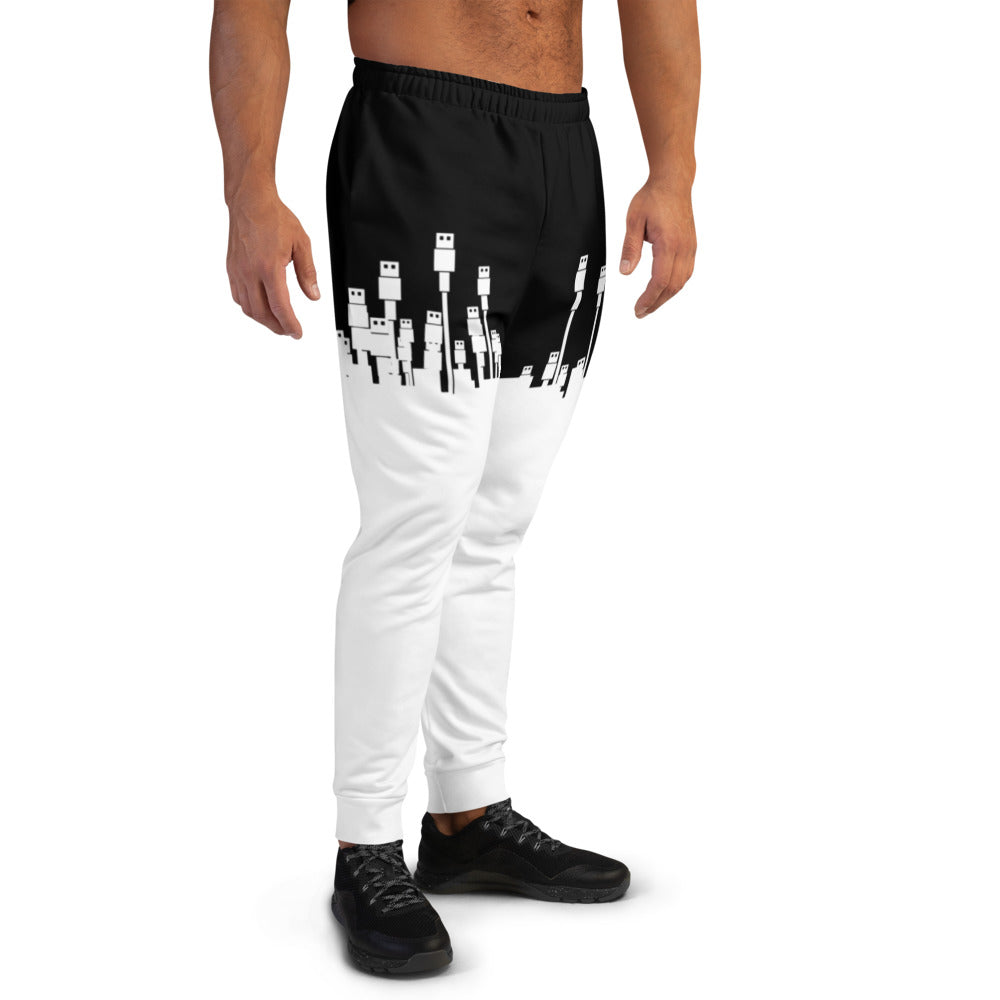 USB Ninja Cable Attack - Men's Joggers by DarkByteGear