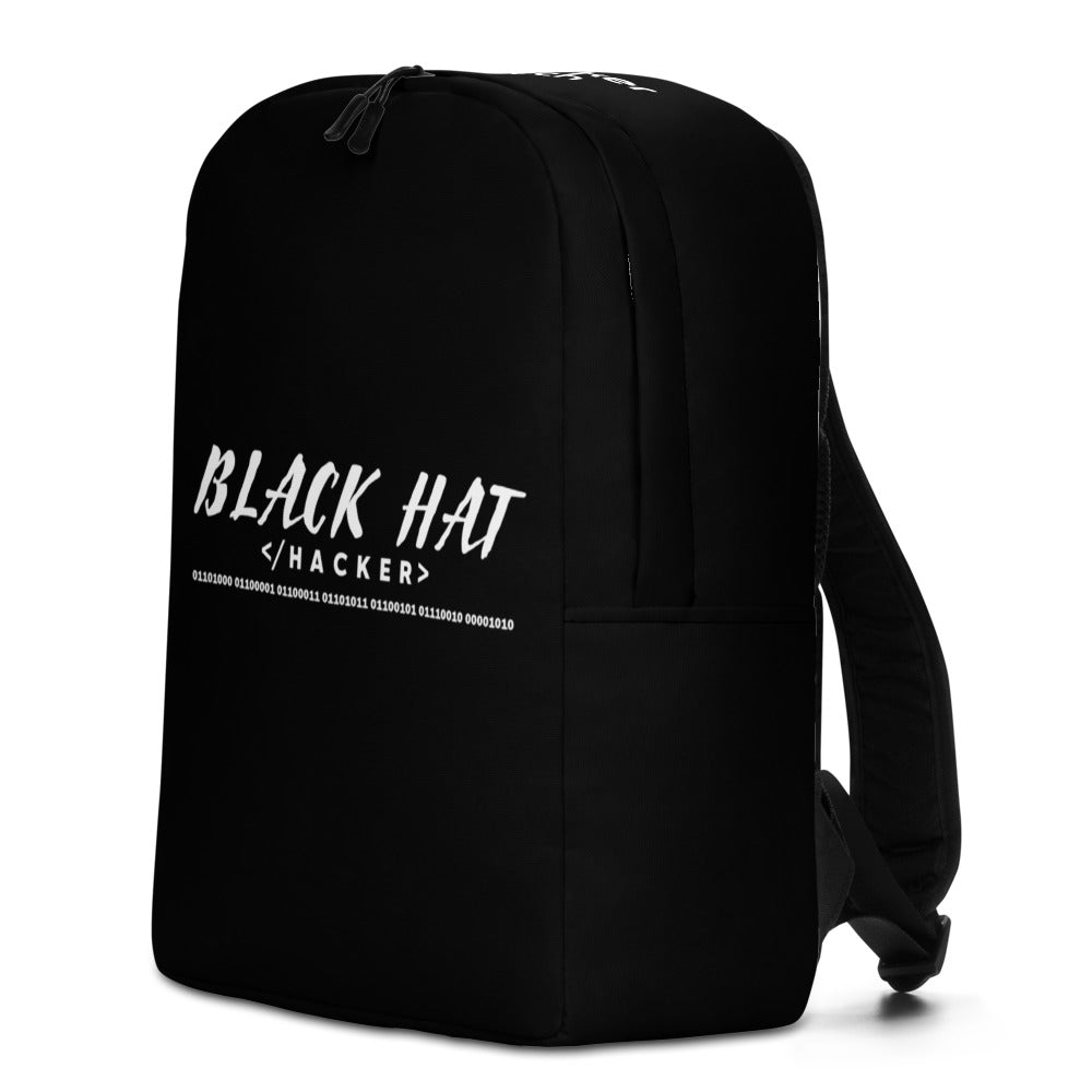 Black Hat Hacker V2 - Minimalist Backpack by DarkByteGear