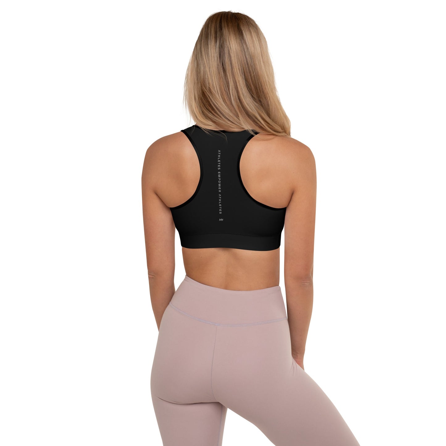 Athletes Empower Athletes - Padded Sports Bra by DarkByteGear