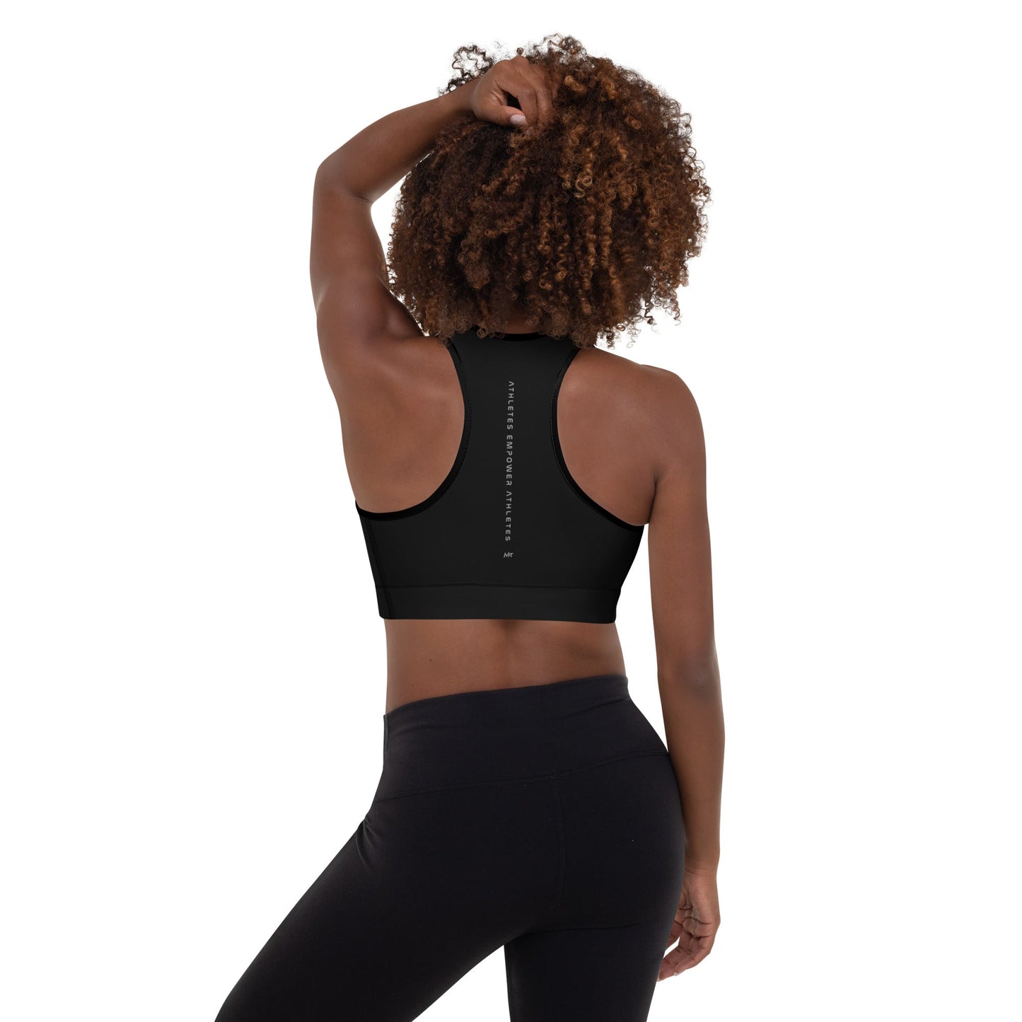 Athletes Empower Athletes - Padded Sports Bra by DarkByteGear