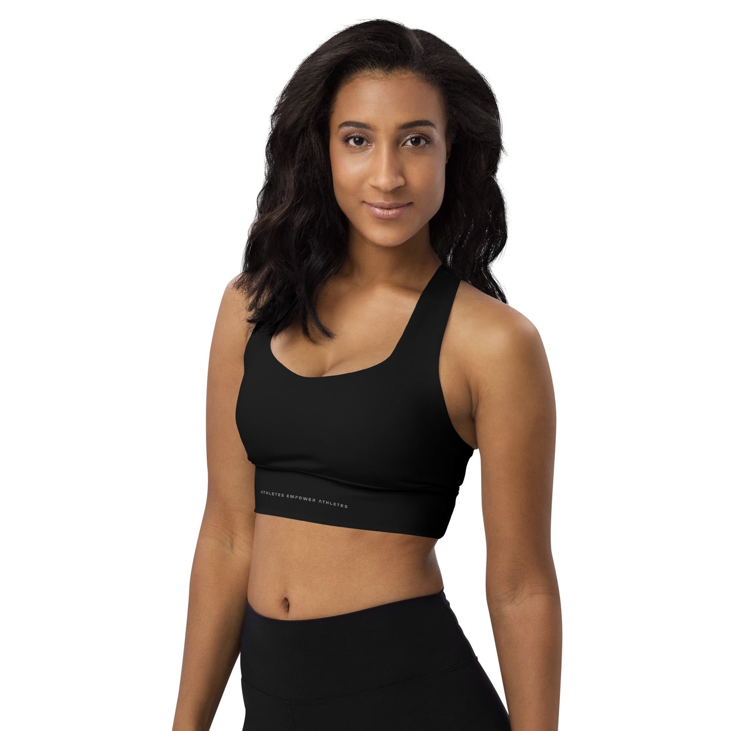 Athletes Empower Athletes - Longline Sports Bra by DarkByteGear