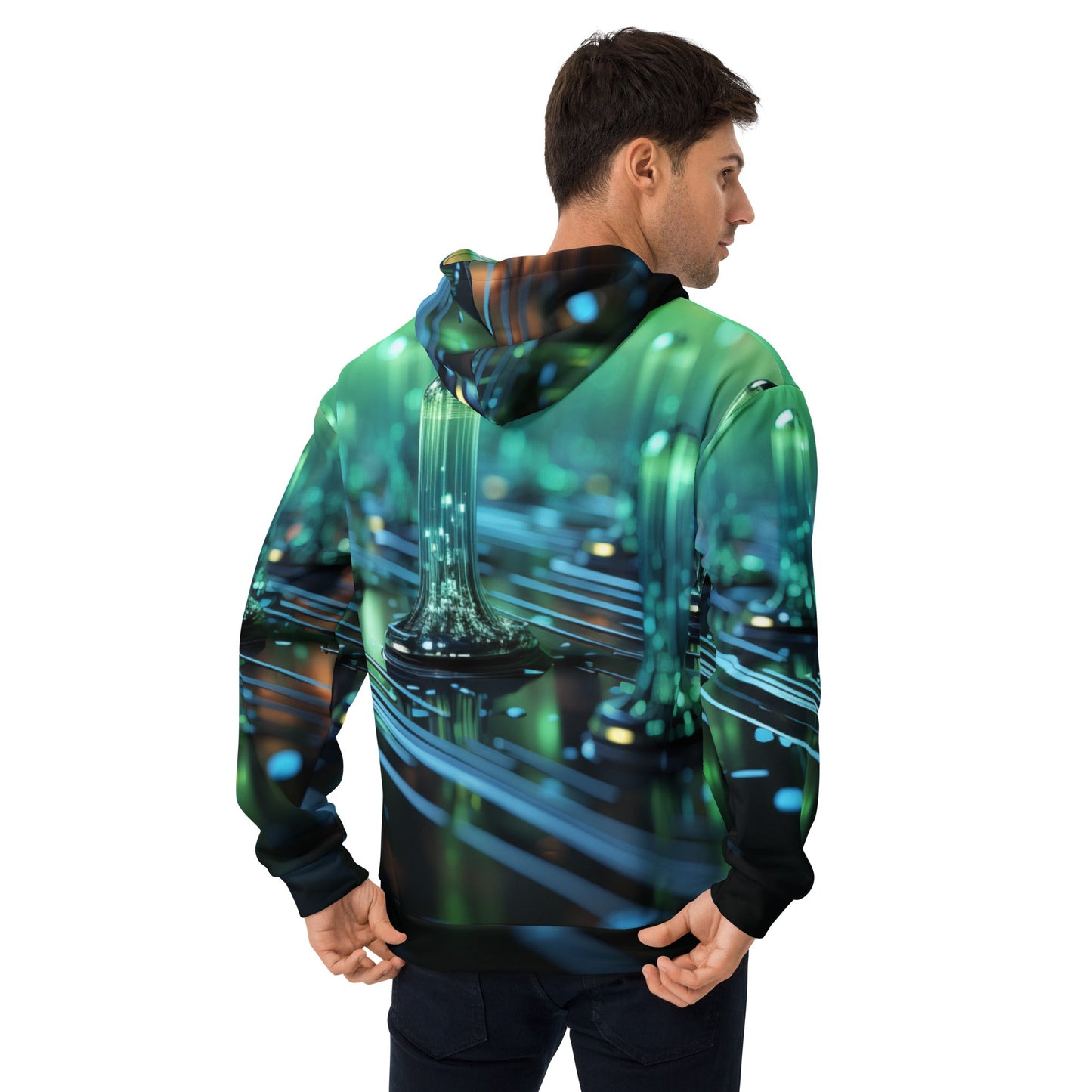 CyberTech Quantum GPU v1 - Unisex Hoodie by DarkByteGear