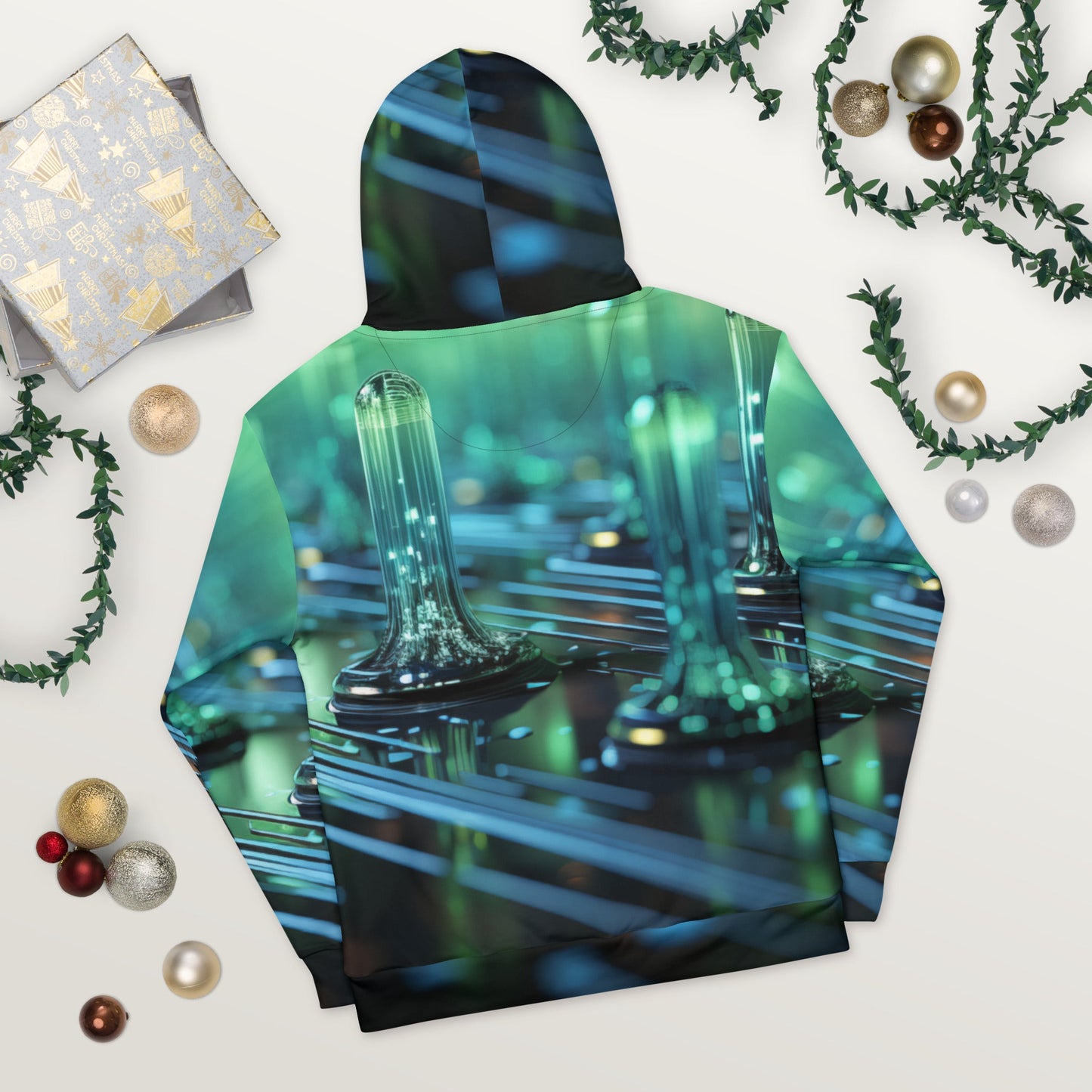 CyberTech Quantum GPU v3 - Unisex Hoodie by DarkByteGear