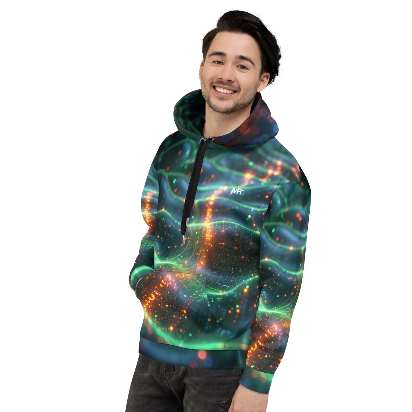 CyberTech Quantum GPU v14 - Unisex Hoodie by DarkByteGear