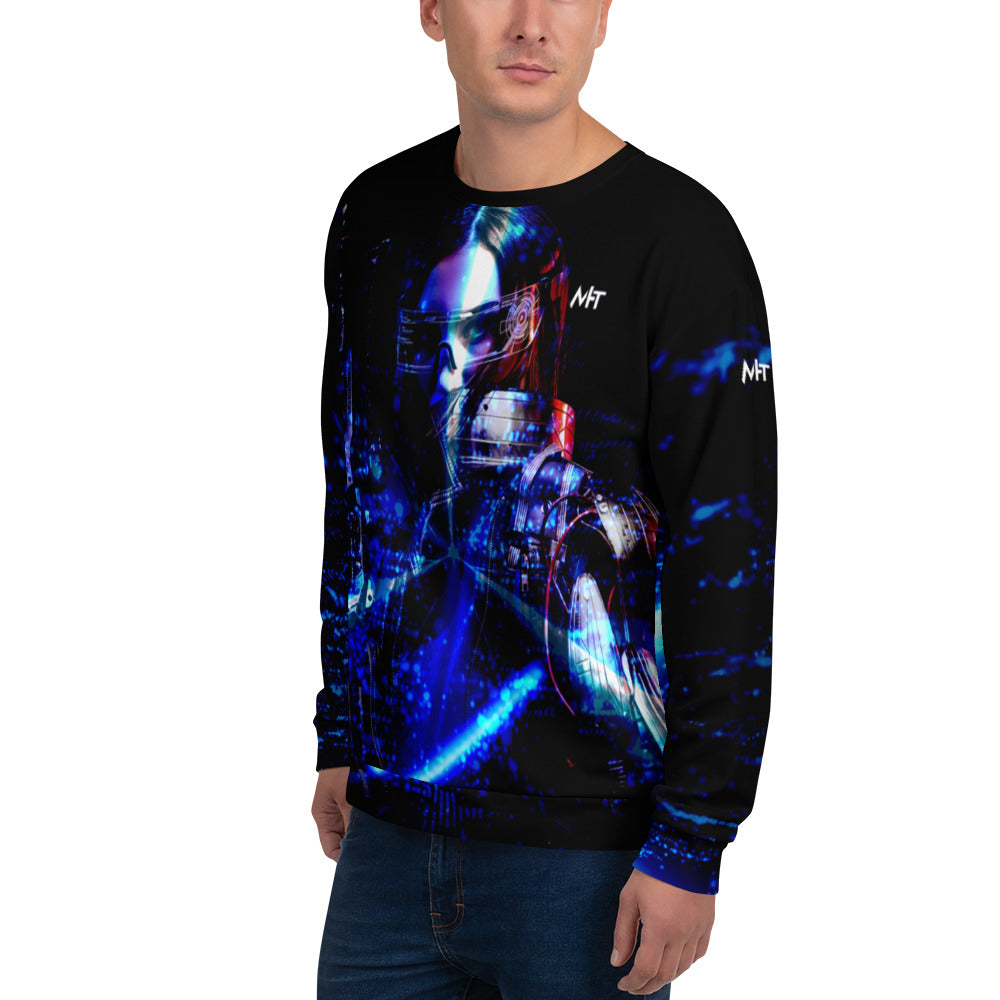 Cyberware Sentinel v1.0 - Unisex Sweatshirt by DarkByteGear