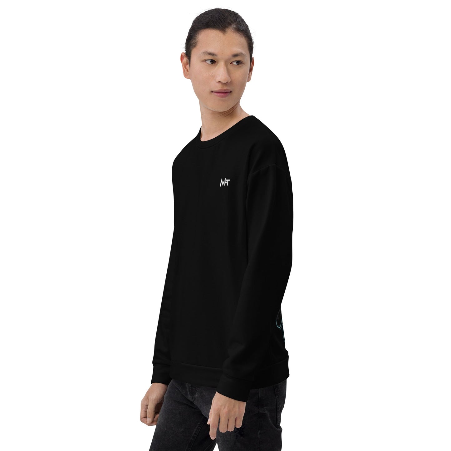 Cyberware assassin v6 - Unisex Sweatshirt ( Back Print ) by DarkByteGear
