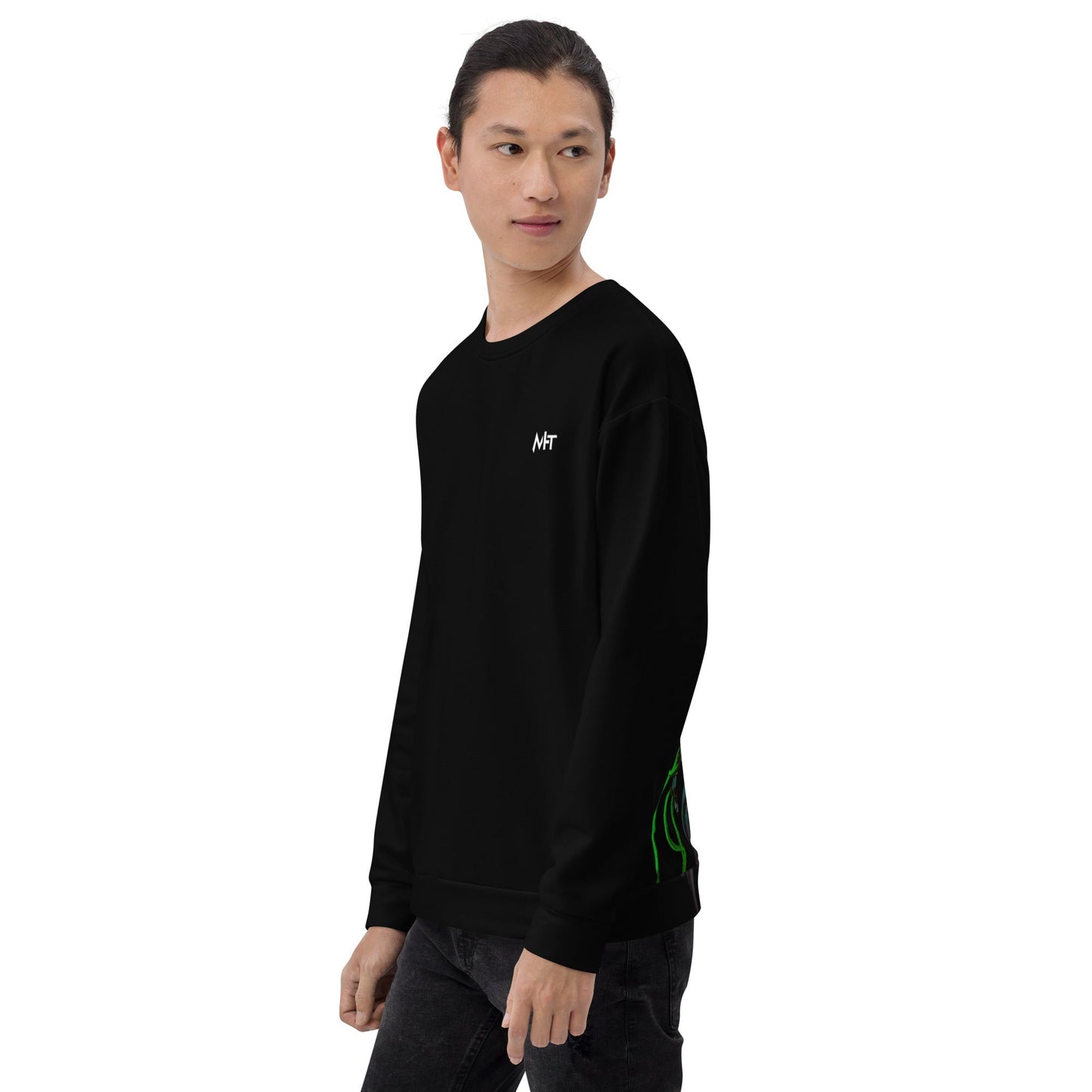 CyberWare Assassin V9 - Unisex Sweatshirt ( Back Print ) by DarkByteGear