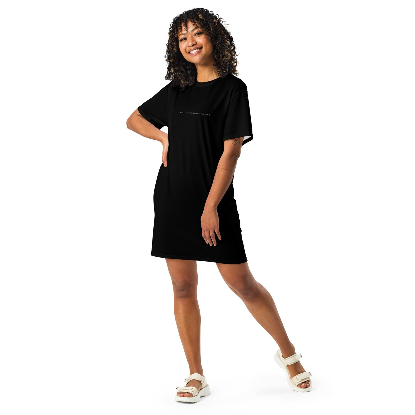 Athletes Empower Athletes - T-shirt dress by DarkByteGear
