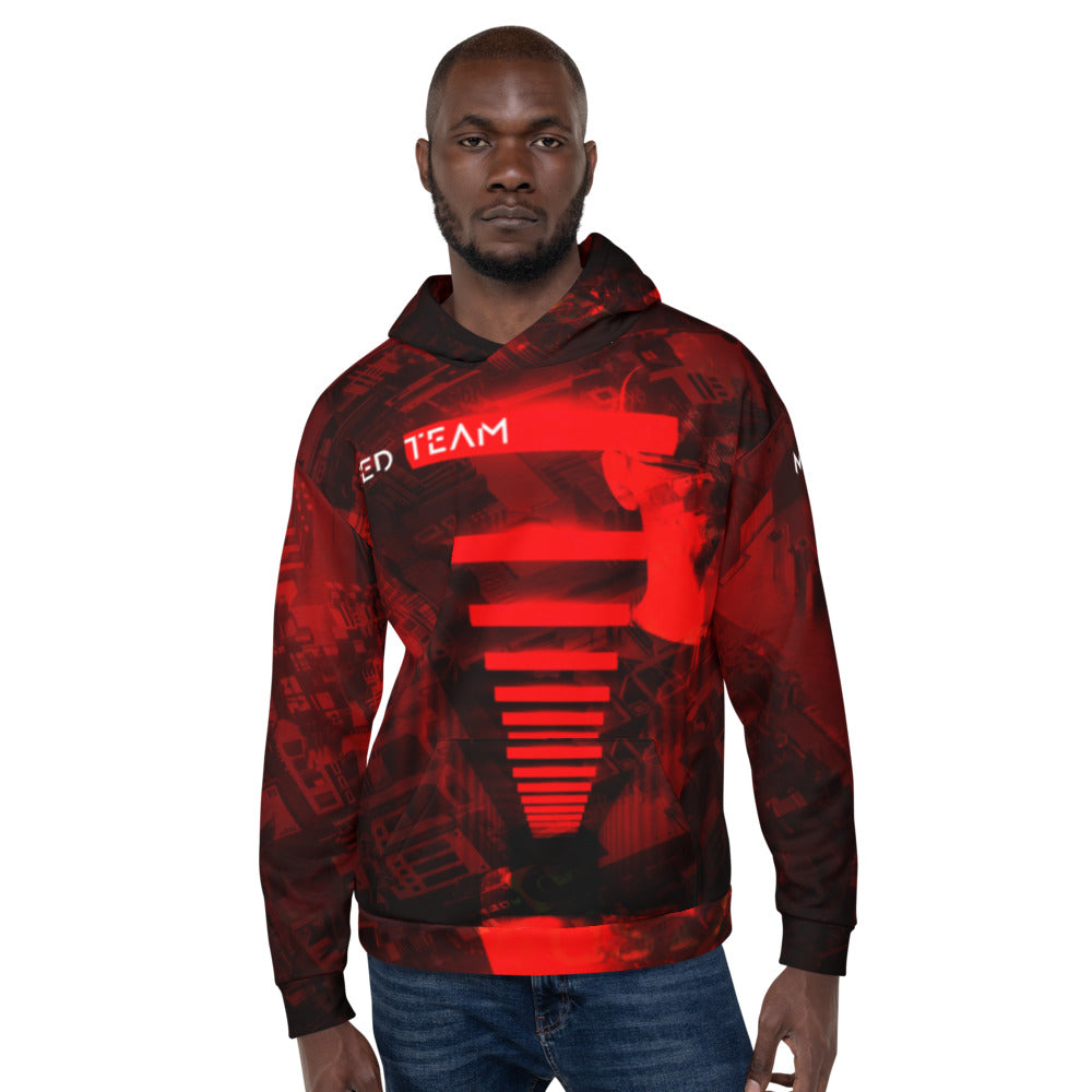 Cyber security Red Team v9.0 - Unisex Hoodie by DarkByteGear
