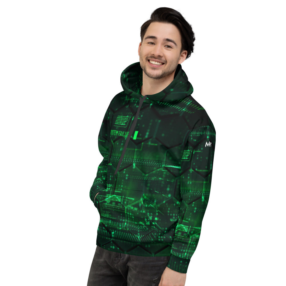 System Failure v1.0 - Unisex Hoodie by DarkByteGear