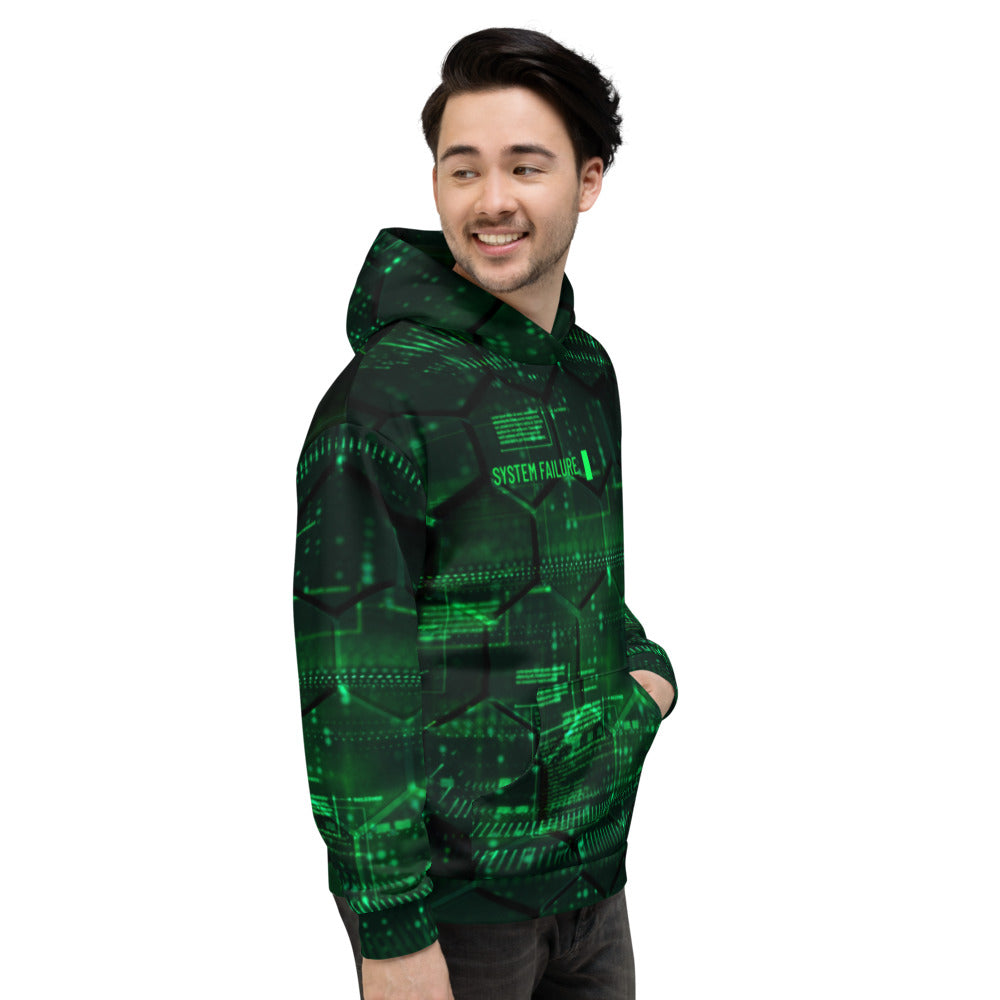 System Failure v1.0 - Unisex Hoodie by DarkByteGear