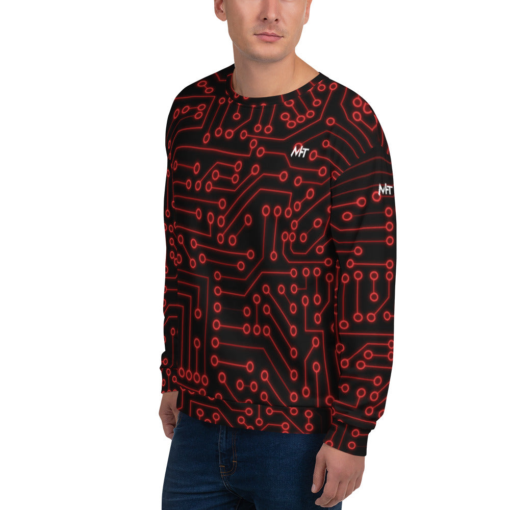 Microchip v1 - Unisex Sweatshirt by DarkByteGear