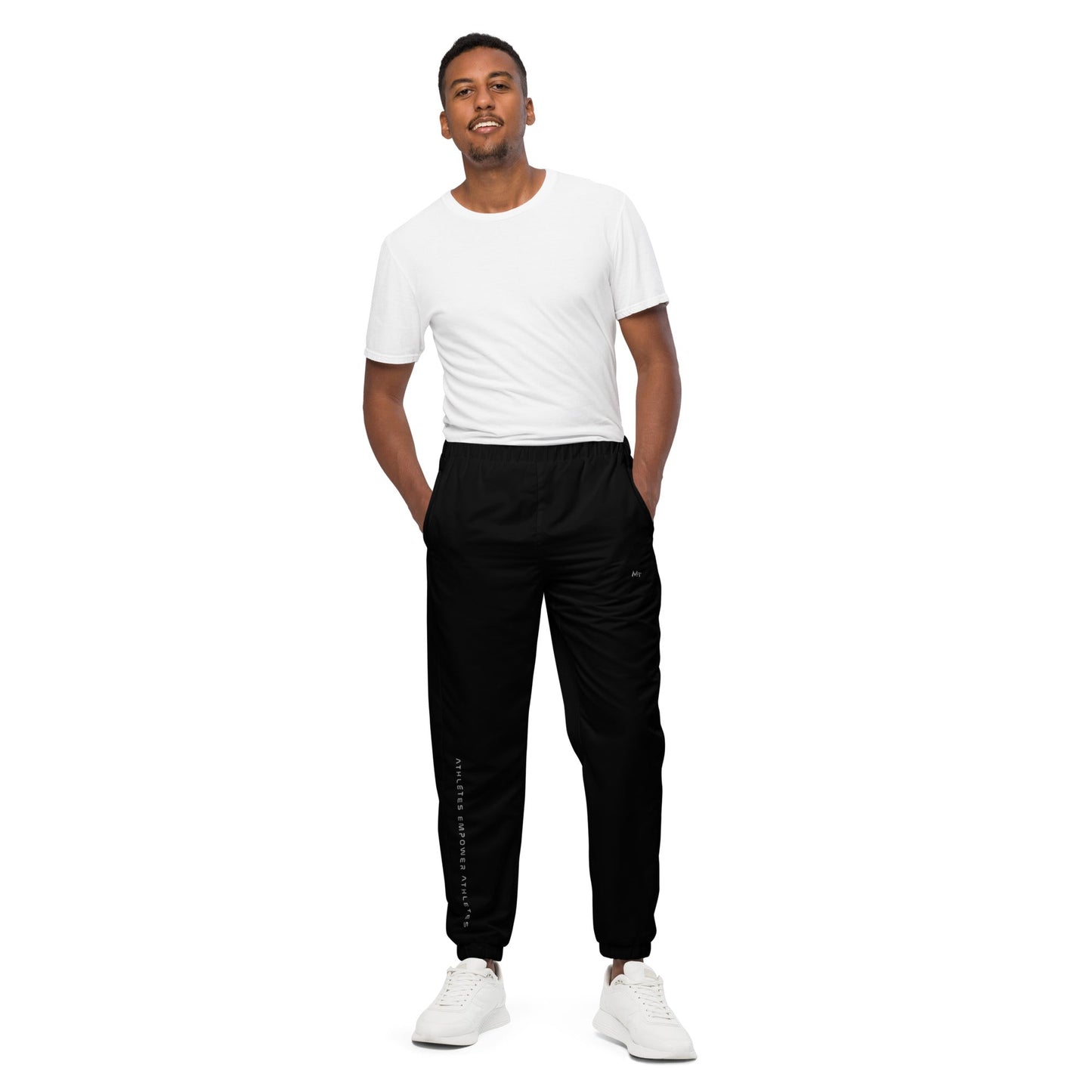 Athletes Empower Athletes - Unisex track pants by DarkByteGear